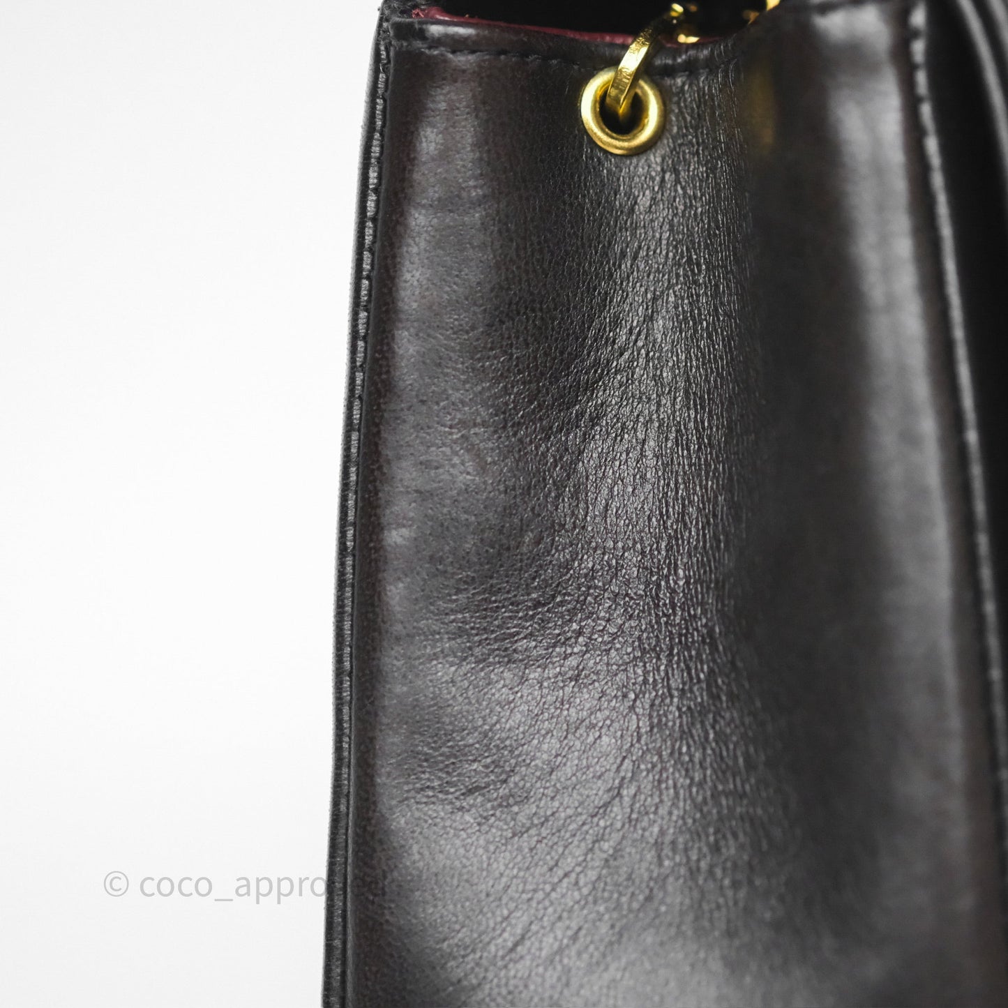 Chanel Vintage Small Diana Bag Quilted Black Lambskin 24K Gold Hardware