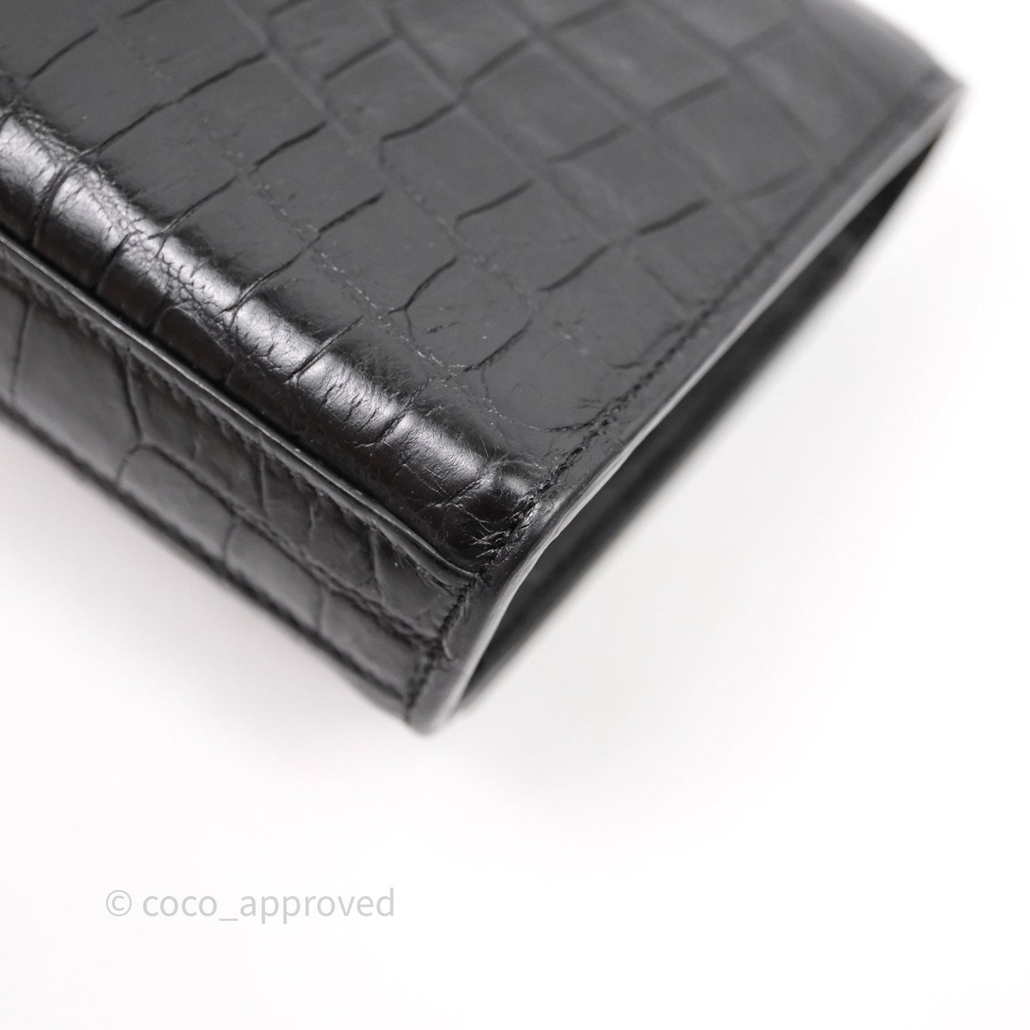 Saint Laurent Kate Tassel Bag Black Silver Hardware