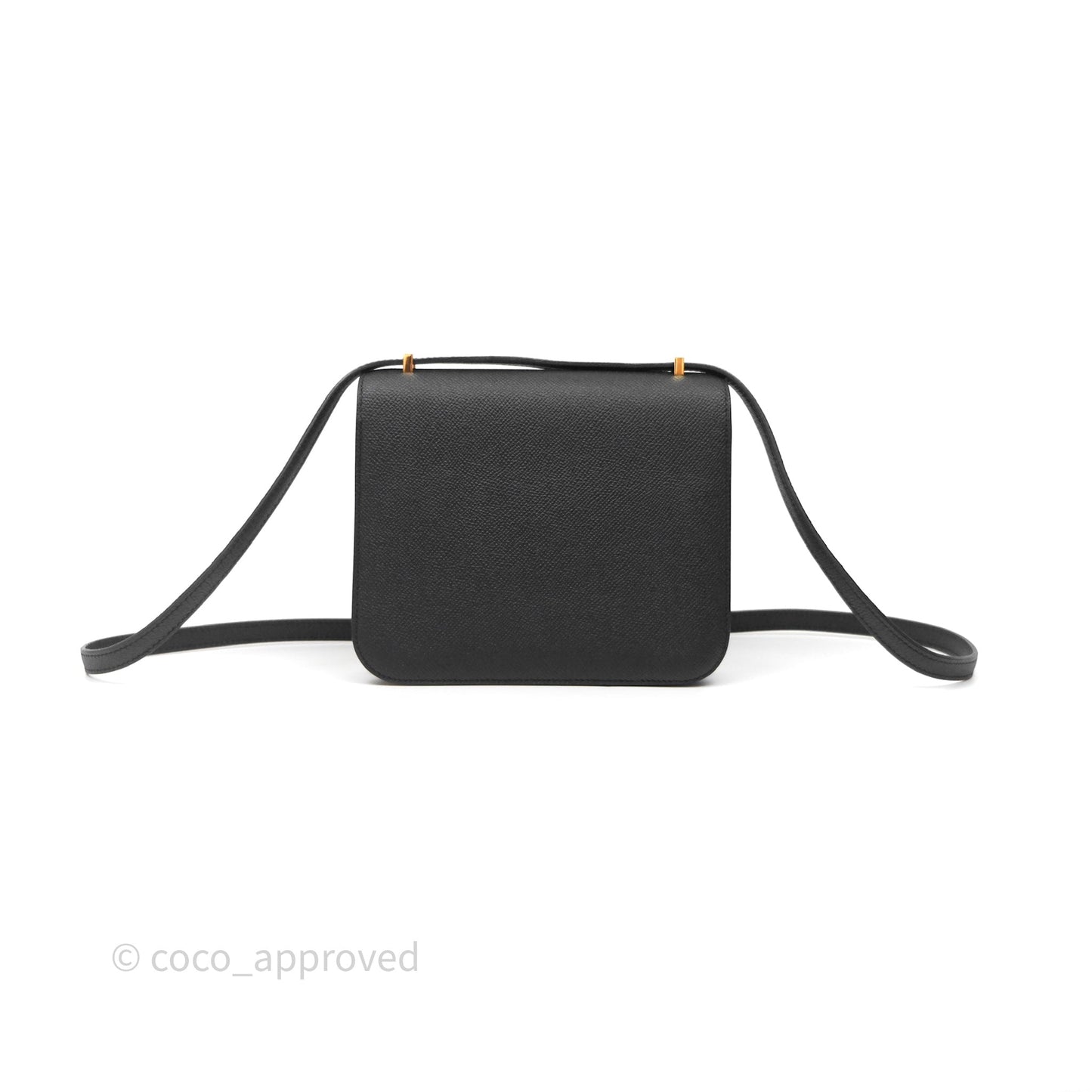 Hermès Constance Mini 18cm Black Noir 89 Epsom Gold Hardware