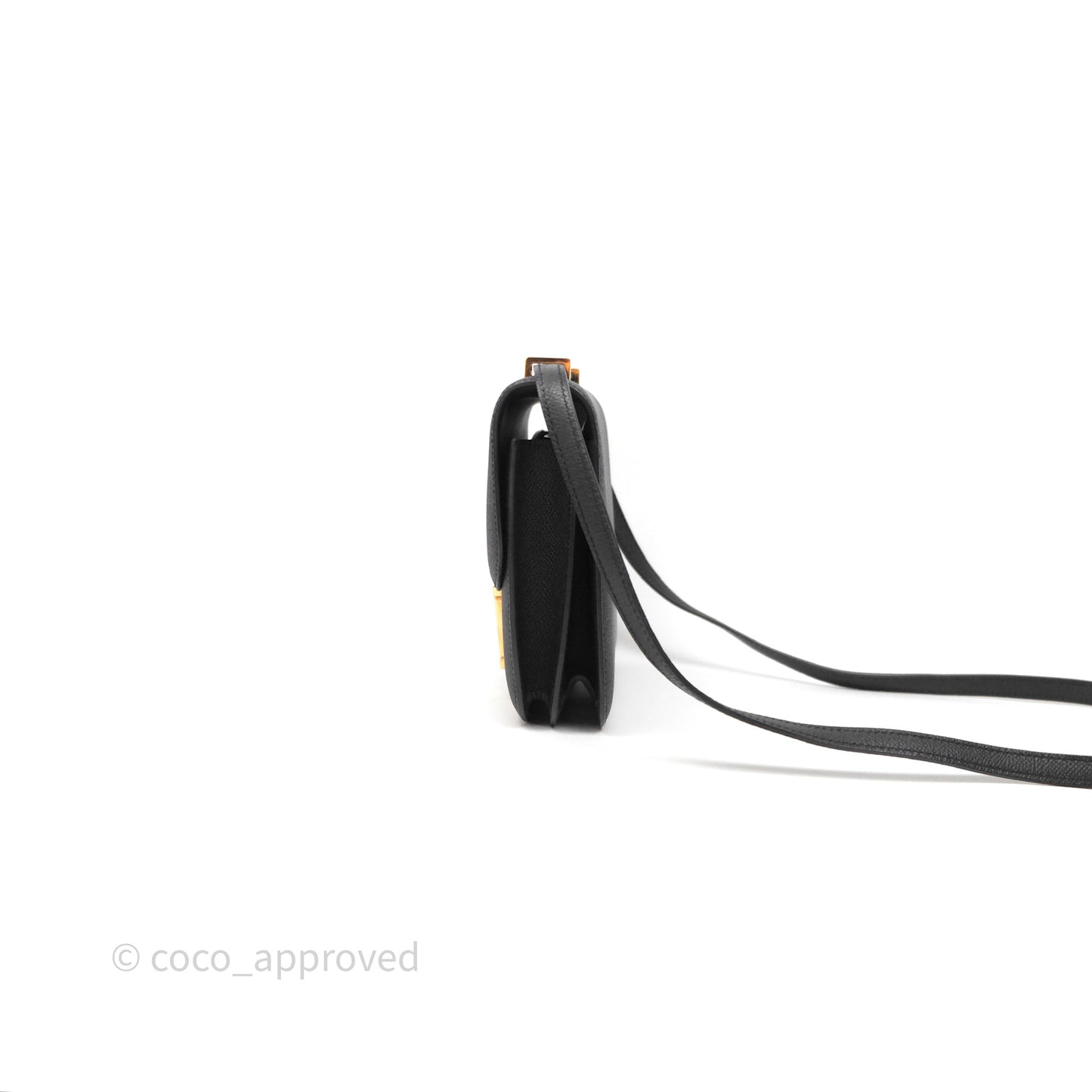 Hermès Constance Mini 18cm Black Noir 89 Epsom Gold Hardware