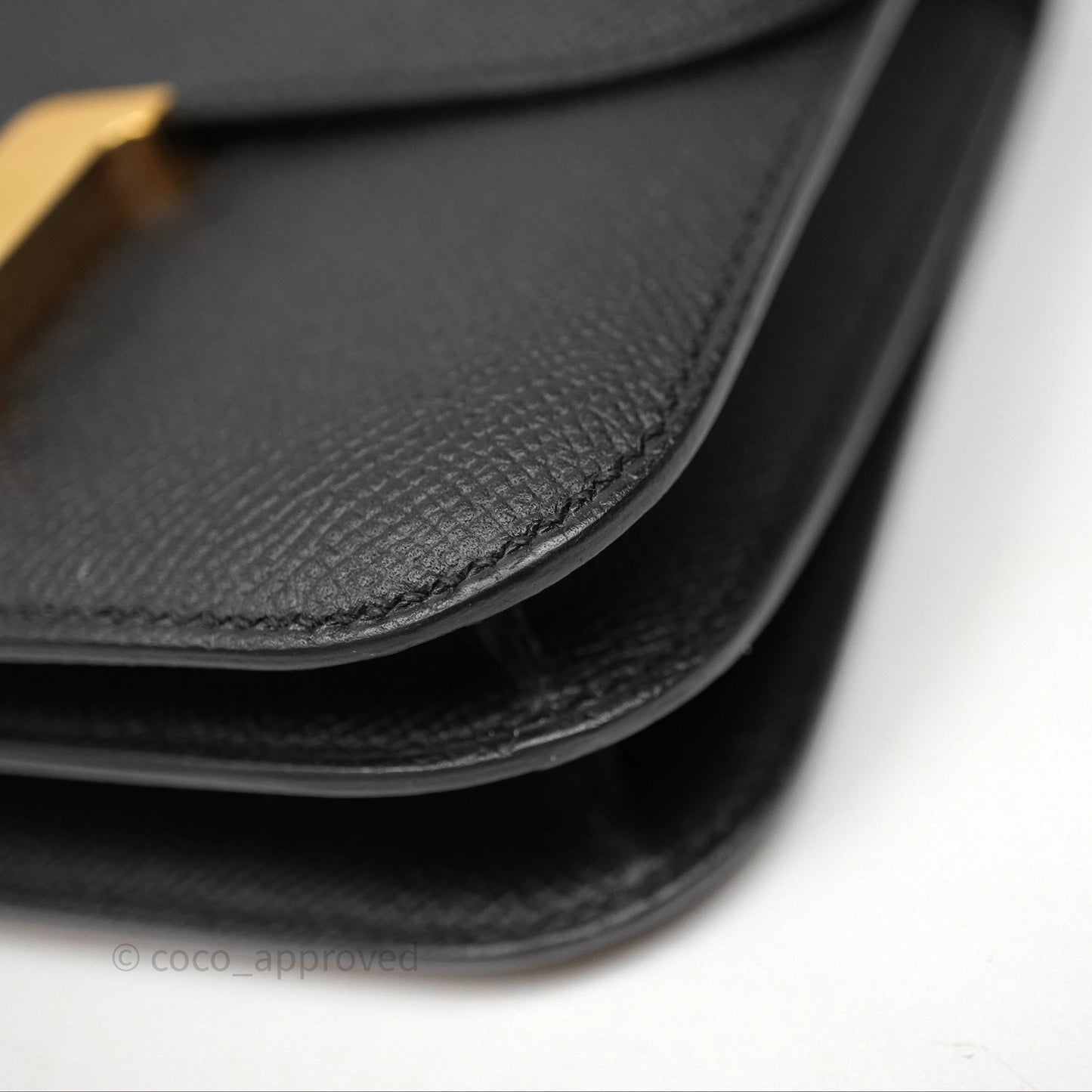 Hermès Constance Mini 18cm Black Noir 89 Epsom Gold Hardware