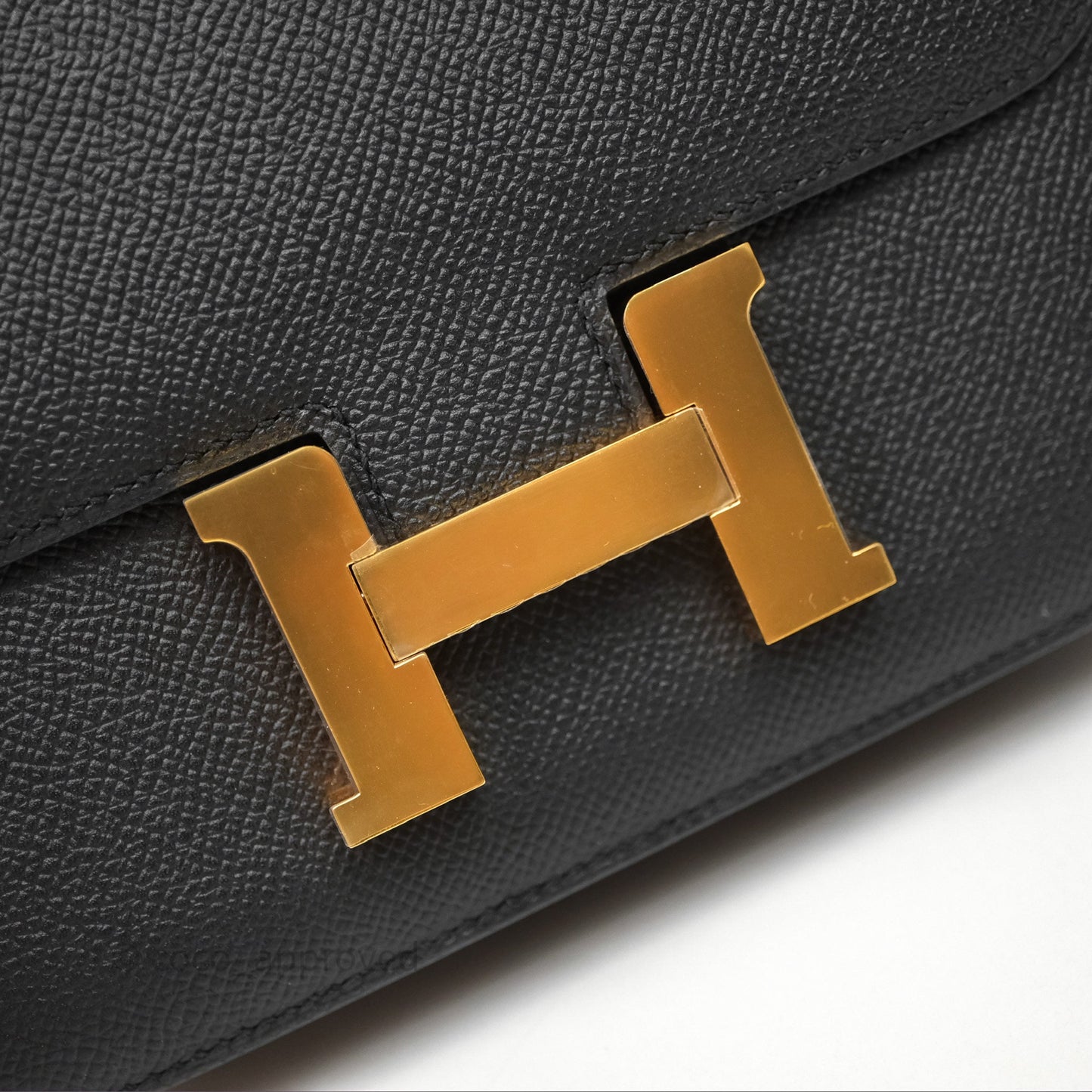 Hermès Constance Mini 18cm Black Noir 89 Epsom Gold Hardware