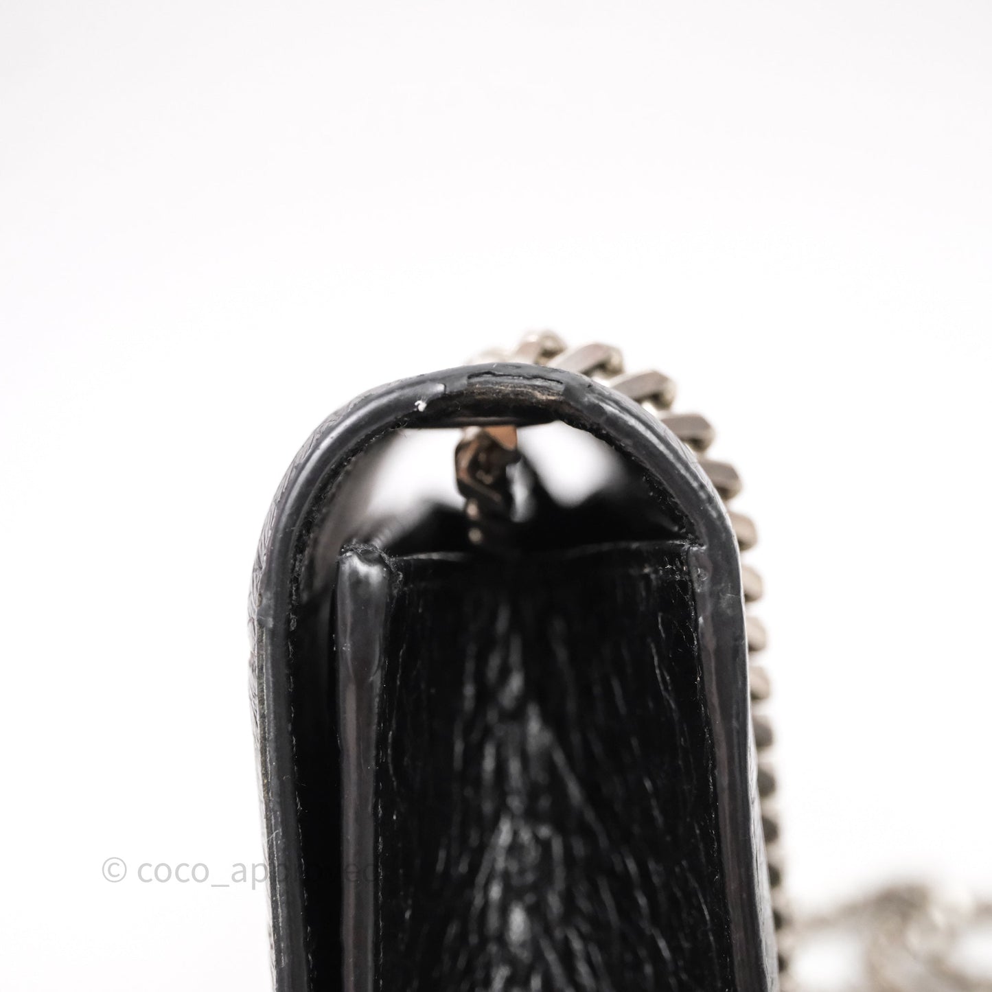 Saint Laurent Kate Tassel Bag Black Silver Hardware