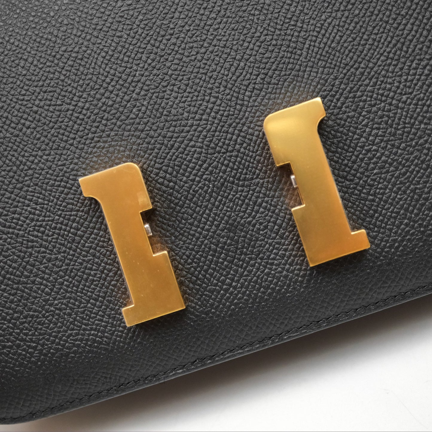 Hermès Constance Mini 18cm Black Noir 89 Epsom Gold Hardware