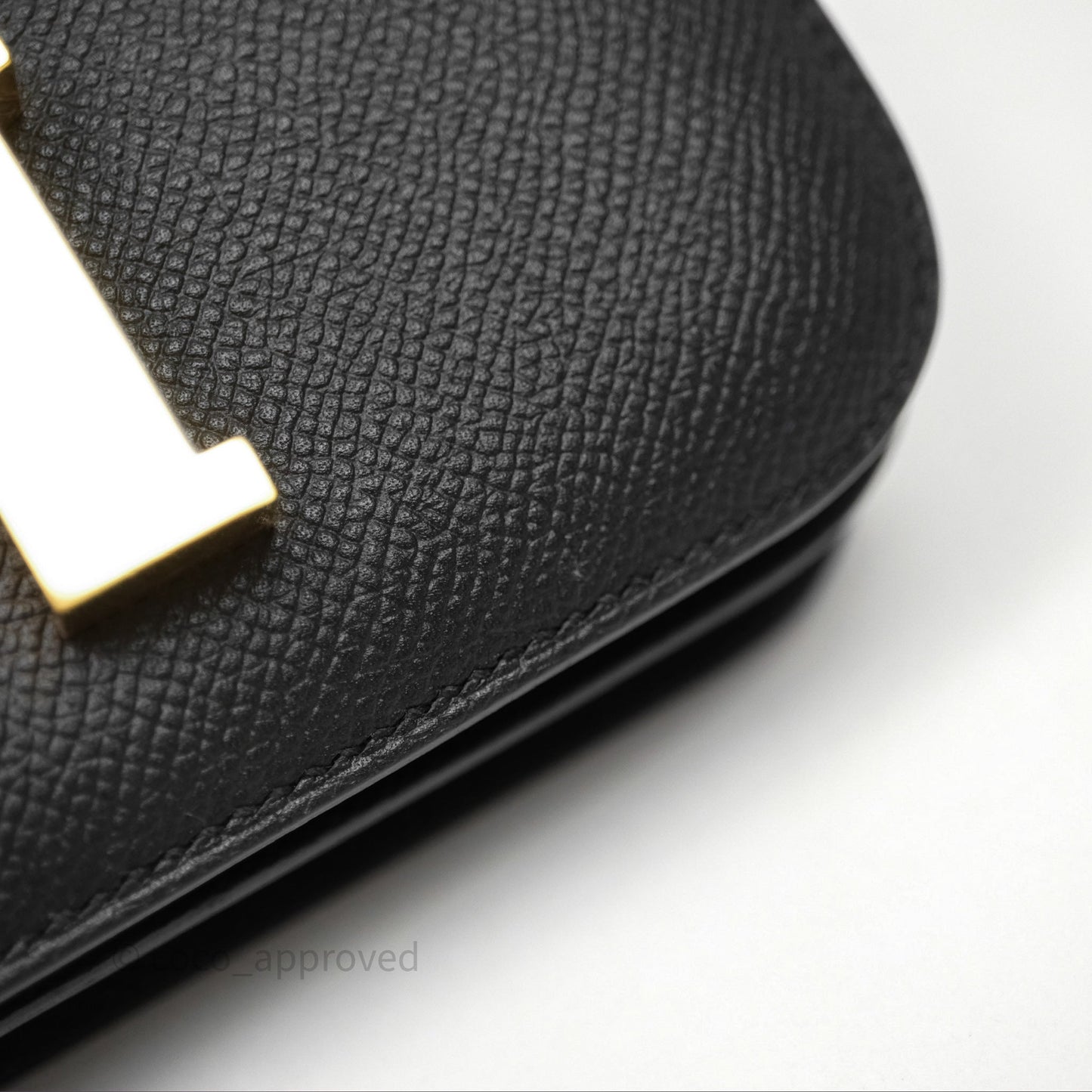 Hermès Constance Mini 18cm Black Noir 89 Epsom Gold Hardware