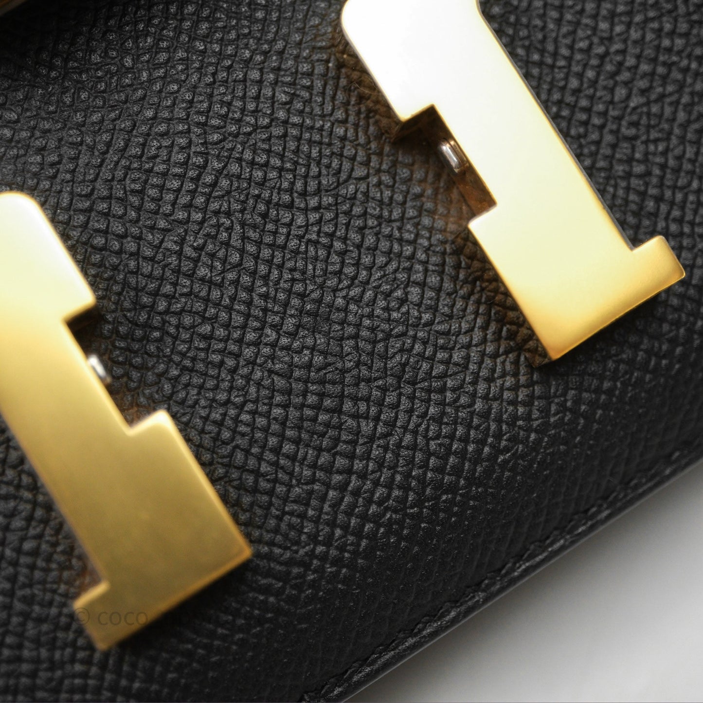 Hermès Constance Mini 18cm Black Noir 89 Epsom Gold Hardware