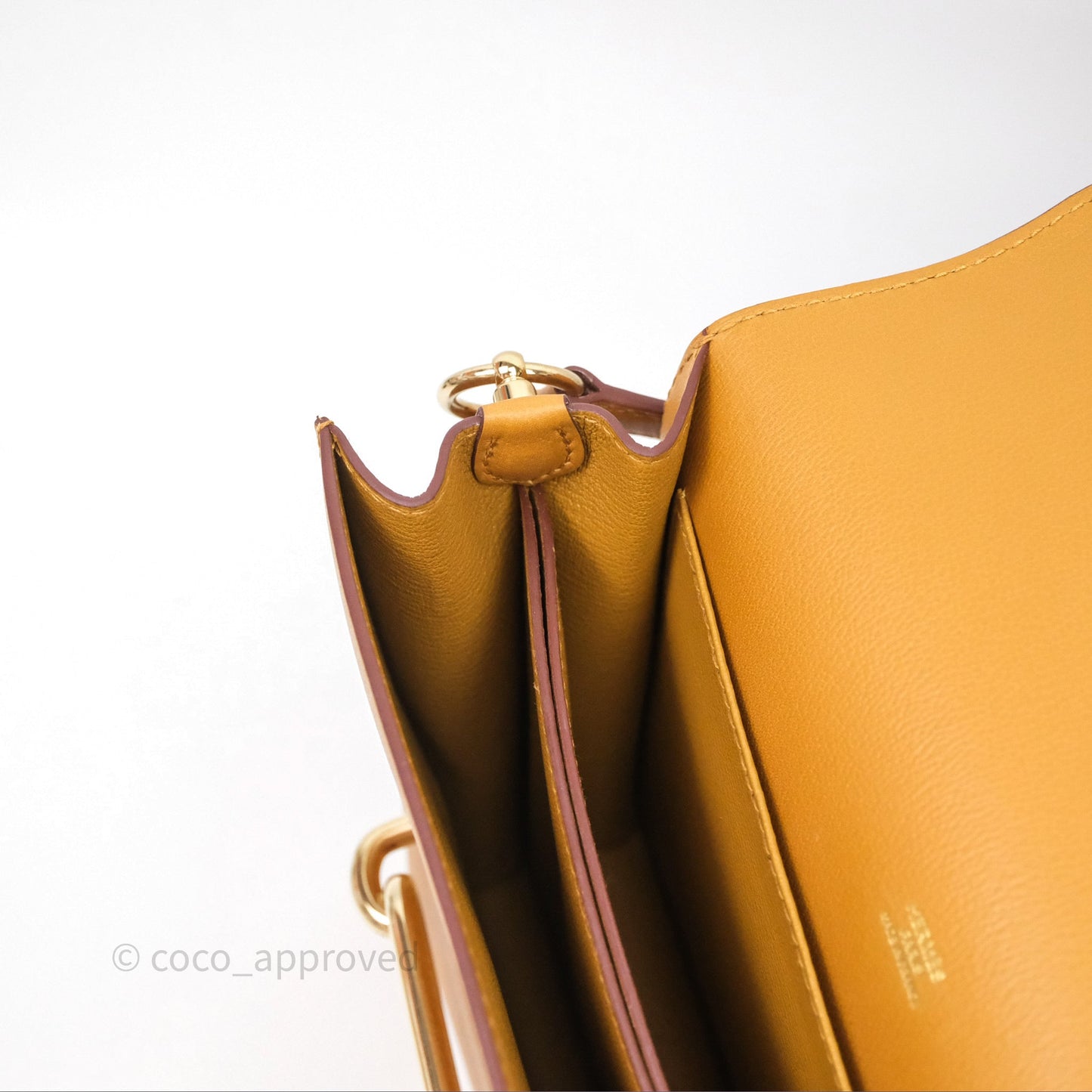 Hermes Roulis 23 Veau Allegretto 2S Sesame Gold Hardware