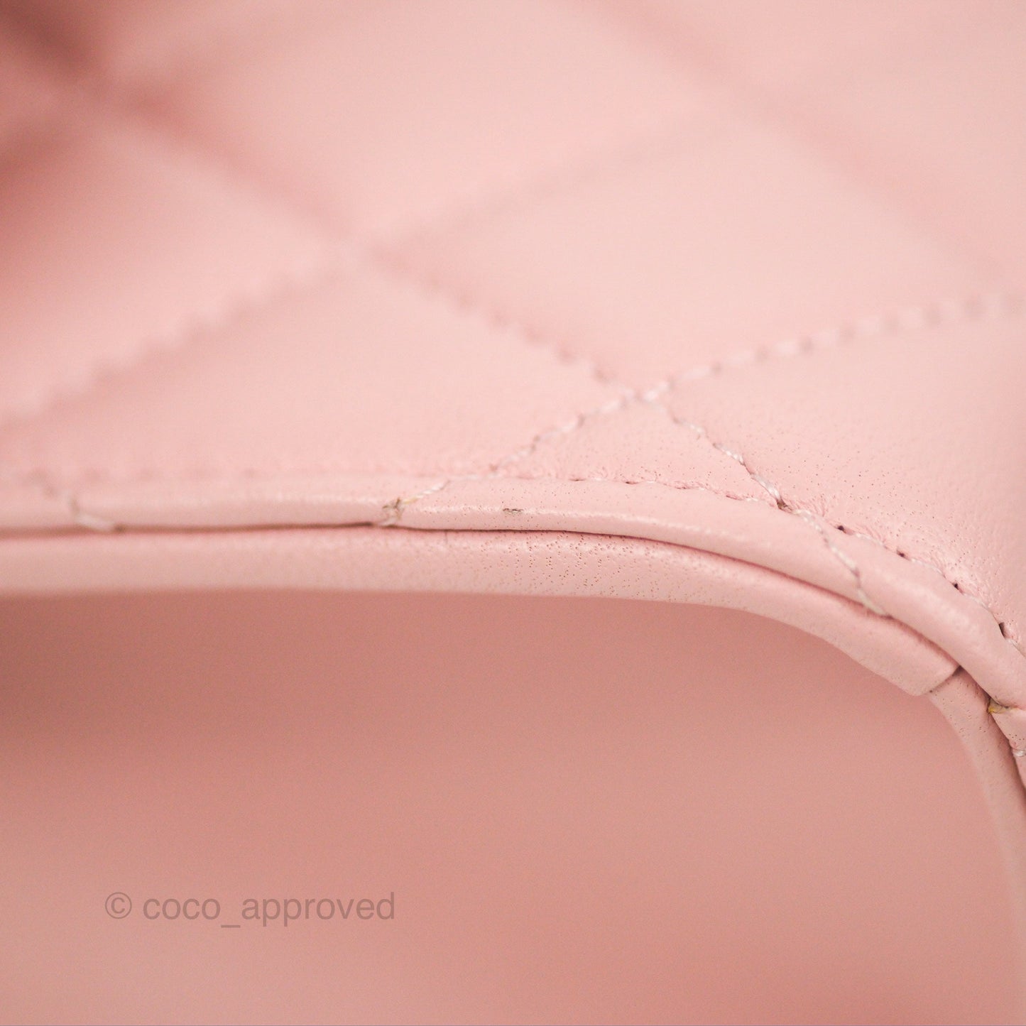 Chanel Enamel Top Handle Clutch with Chain Pink Lambskin Aged Gold Hardware 22B