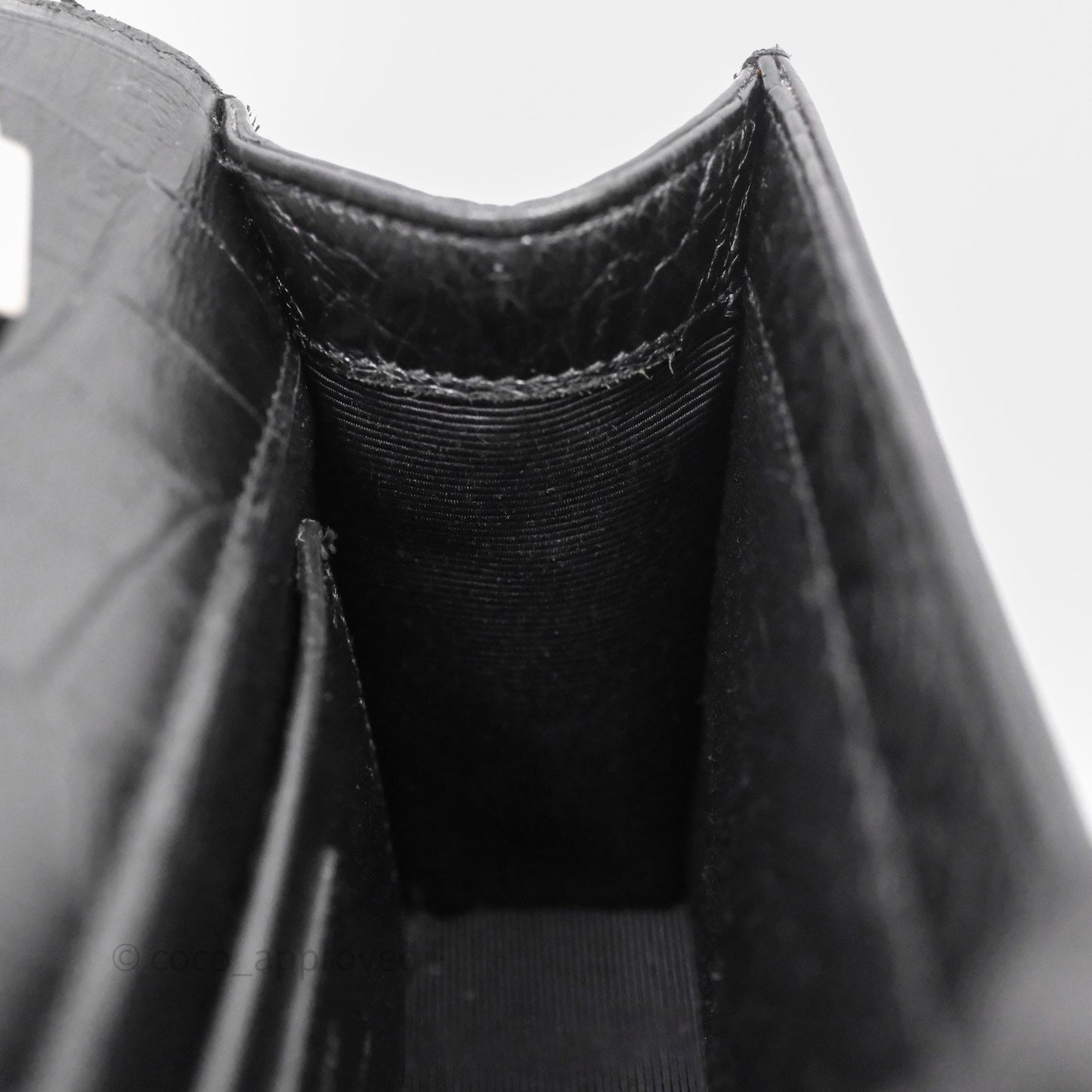 Saint Laurent Kate Tassel Bag Black Silver Hardware