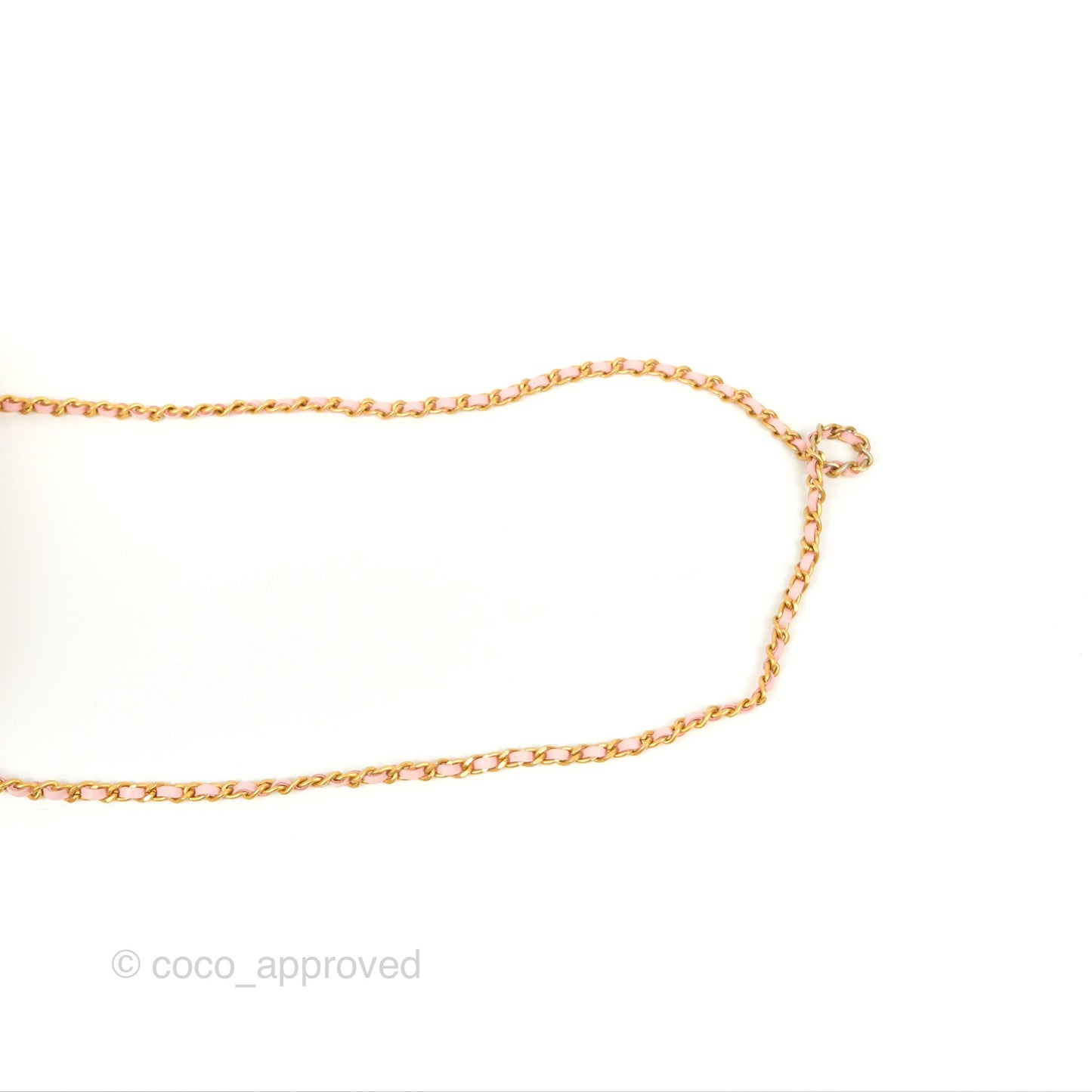 Chanel Enamel Top Handle Clutch with Chain Pink Lambskin Aged Gold Hardware 22B