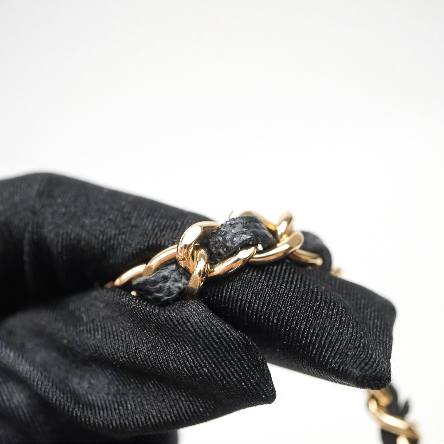 Chanel Mini Vanity With Chain Black Caviar Gold Hardware