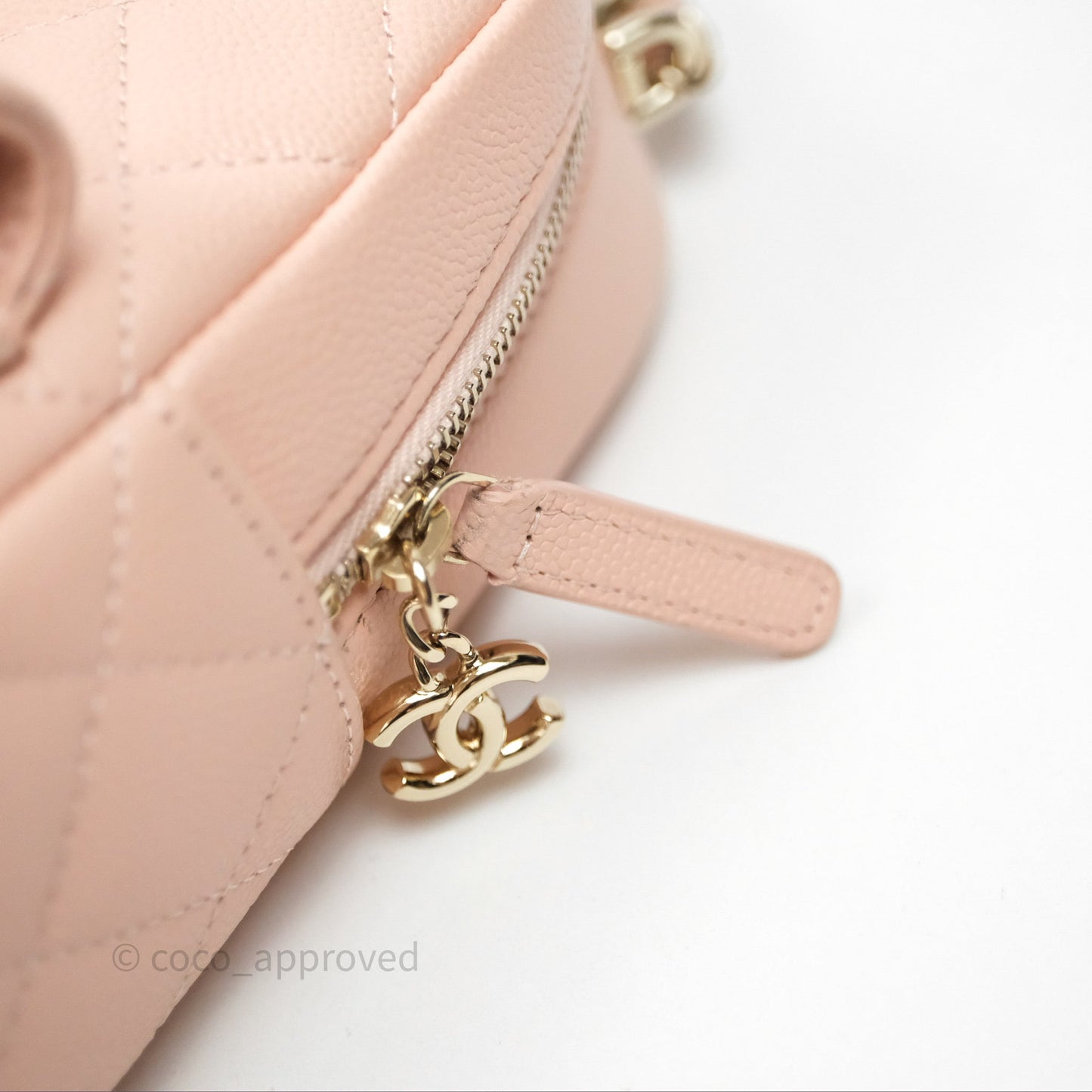 Chanel Classic Mini Backpack Pink Caviar Gold Hardware