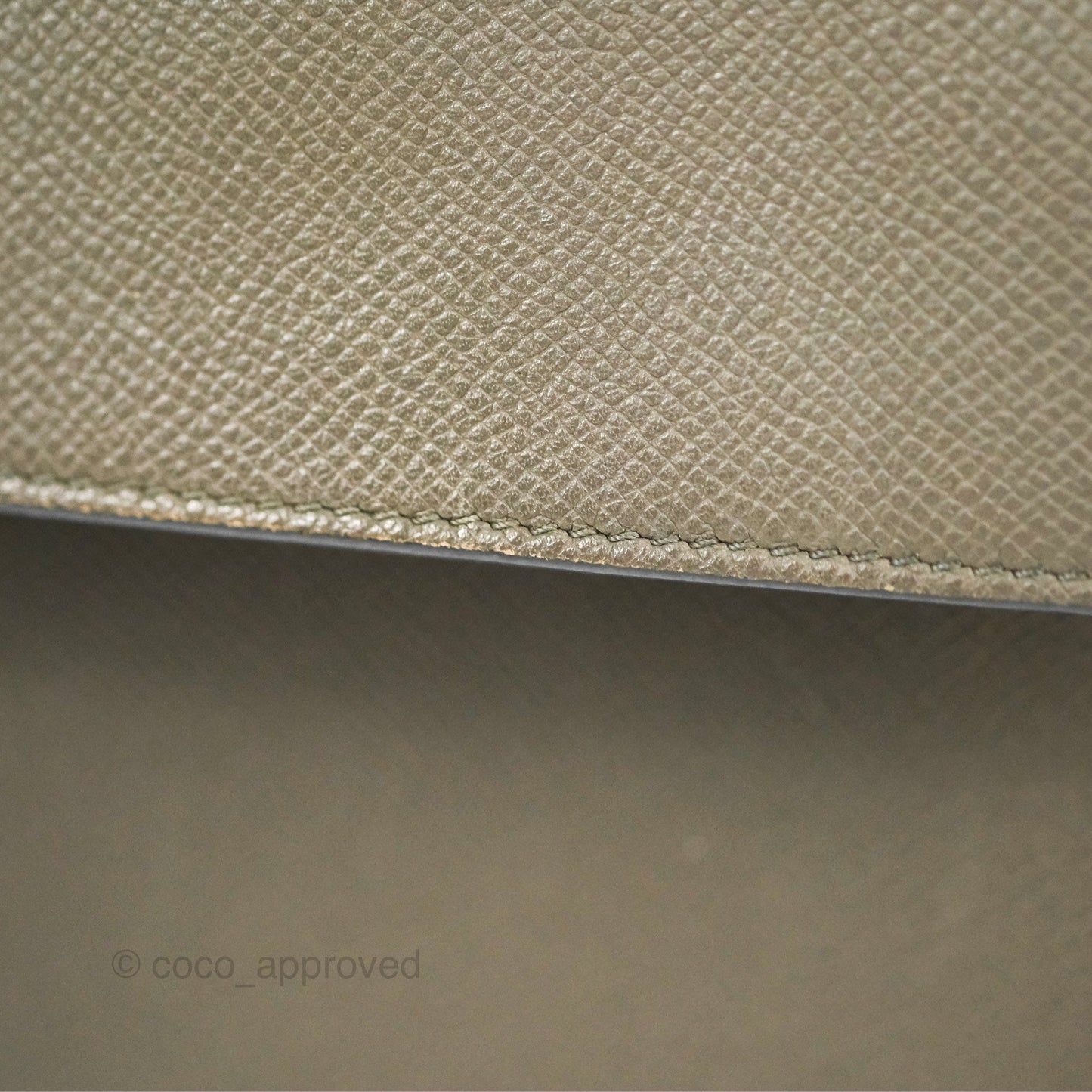 Celine Micro Belt Bag Grey Grained Calfskin Gold Hardware