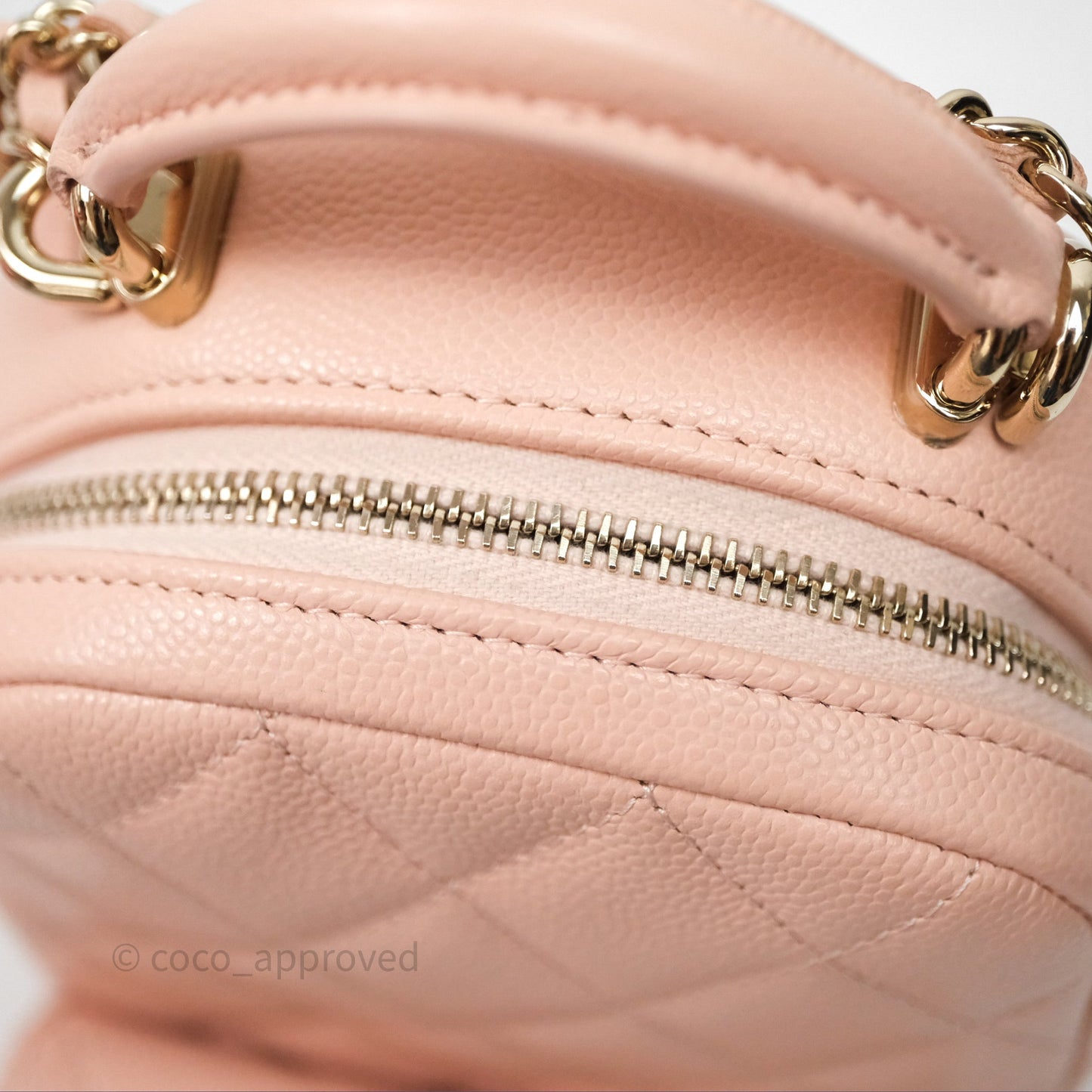 Chanel Classic Mini Backpack Pink Caviar Gold Hardware