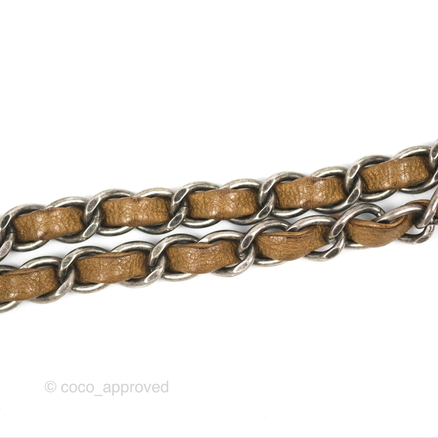 Chanel Classic M/L Medium Flap Quilted Metallic Gold Grained Calfskin Ruthenium Hardware