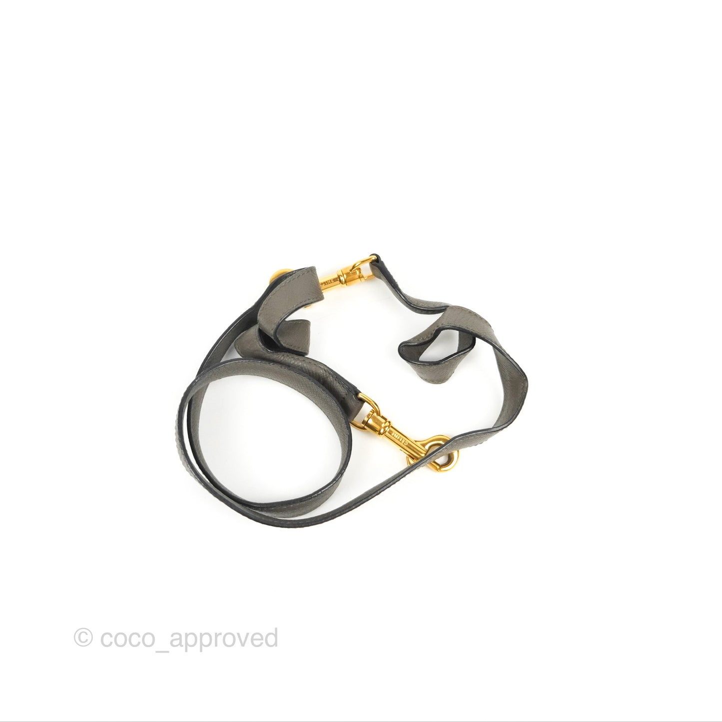 Celine Micro Belt Bag Grey Grained Calfskin Gold Hardware