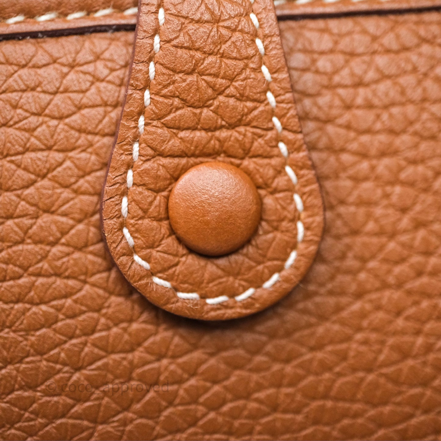 Hermès Mini Evelyne 16 Gold 37 Clemence Gold Hardware