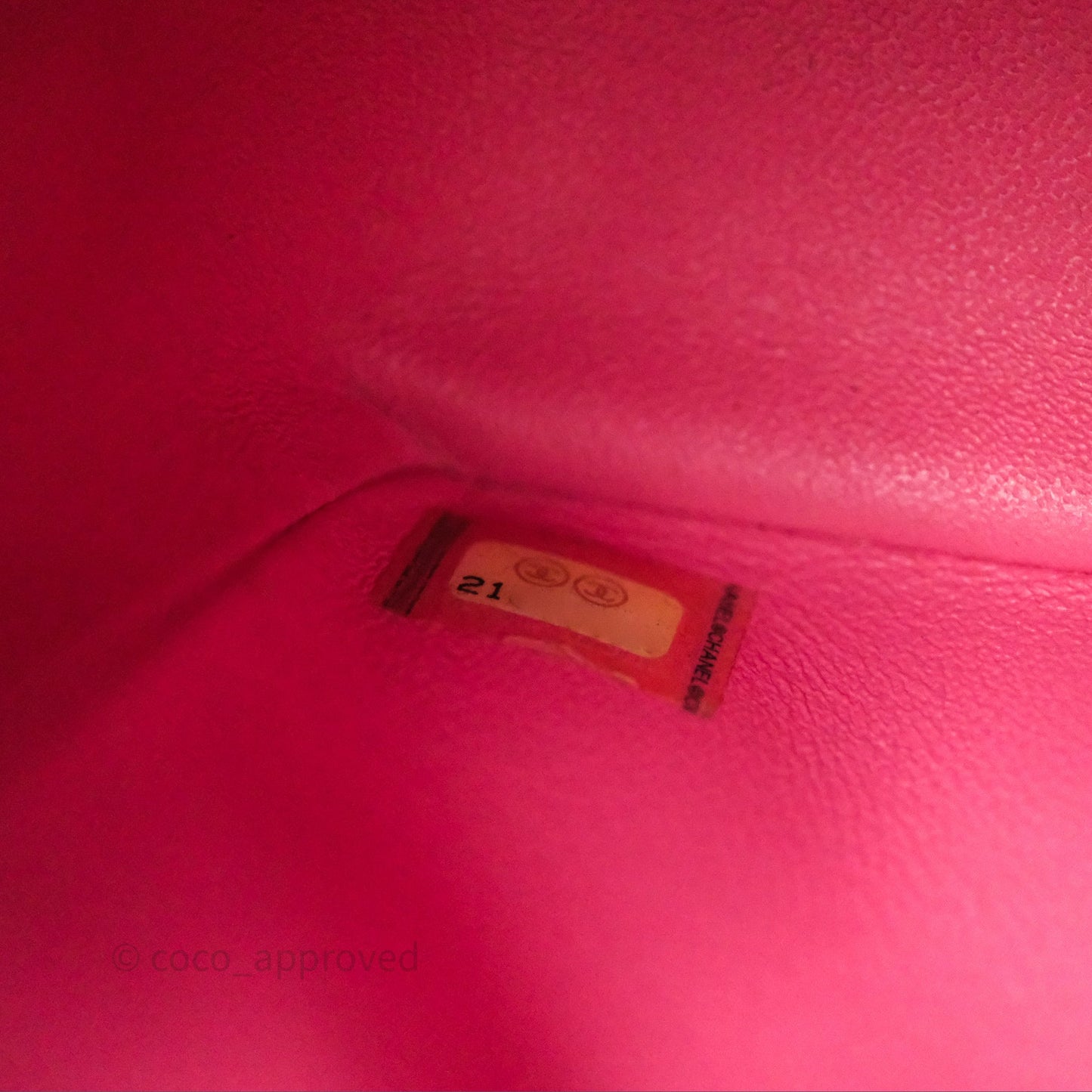 Chanel Quilted Mini Rectangular Pink Patent Silver Hardware