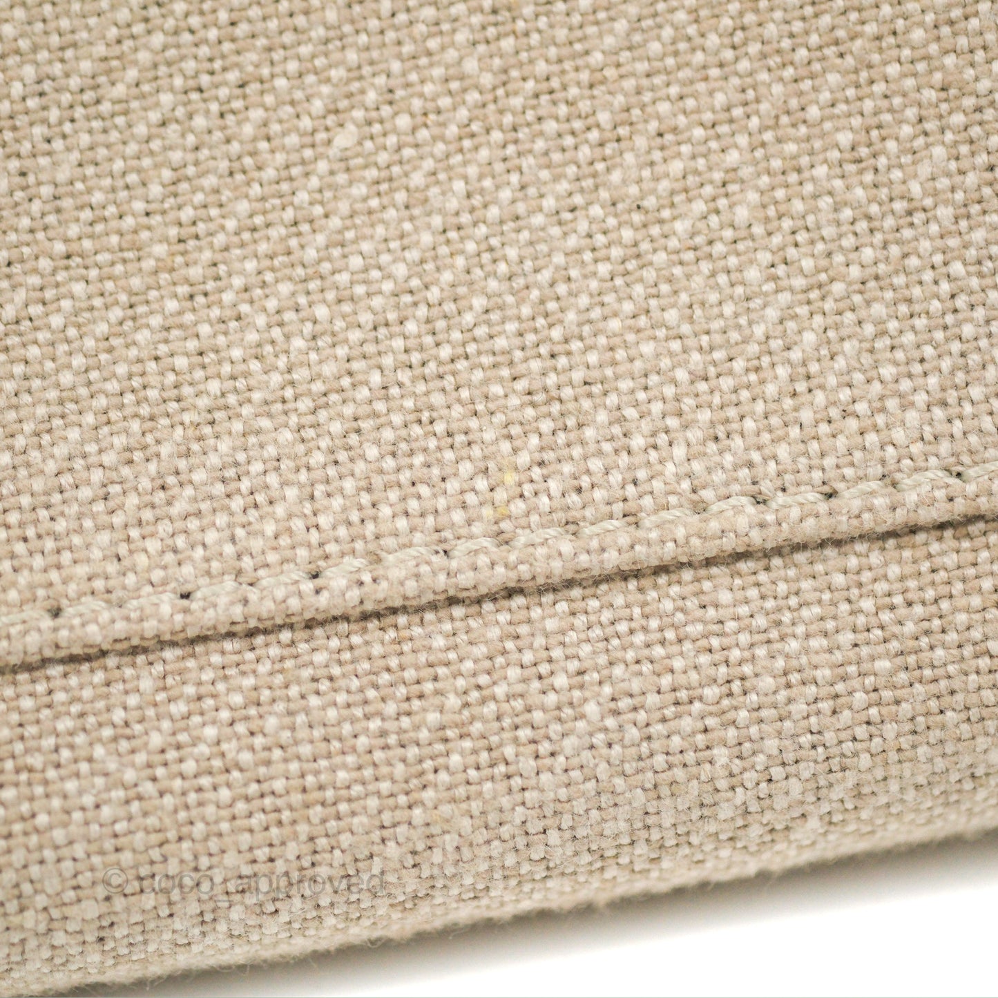 Chanel New Small Deauville Black/Taupe Canvas