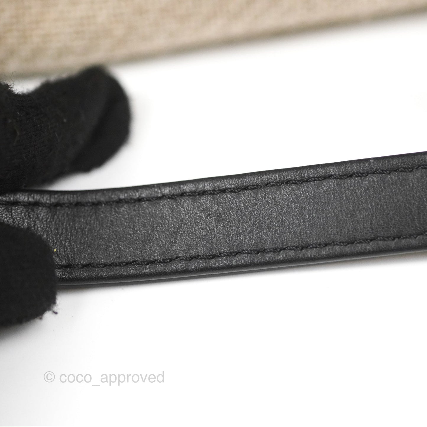Chanel New Small Deauville Black/Taupe Canvas