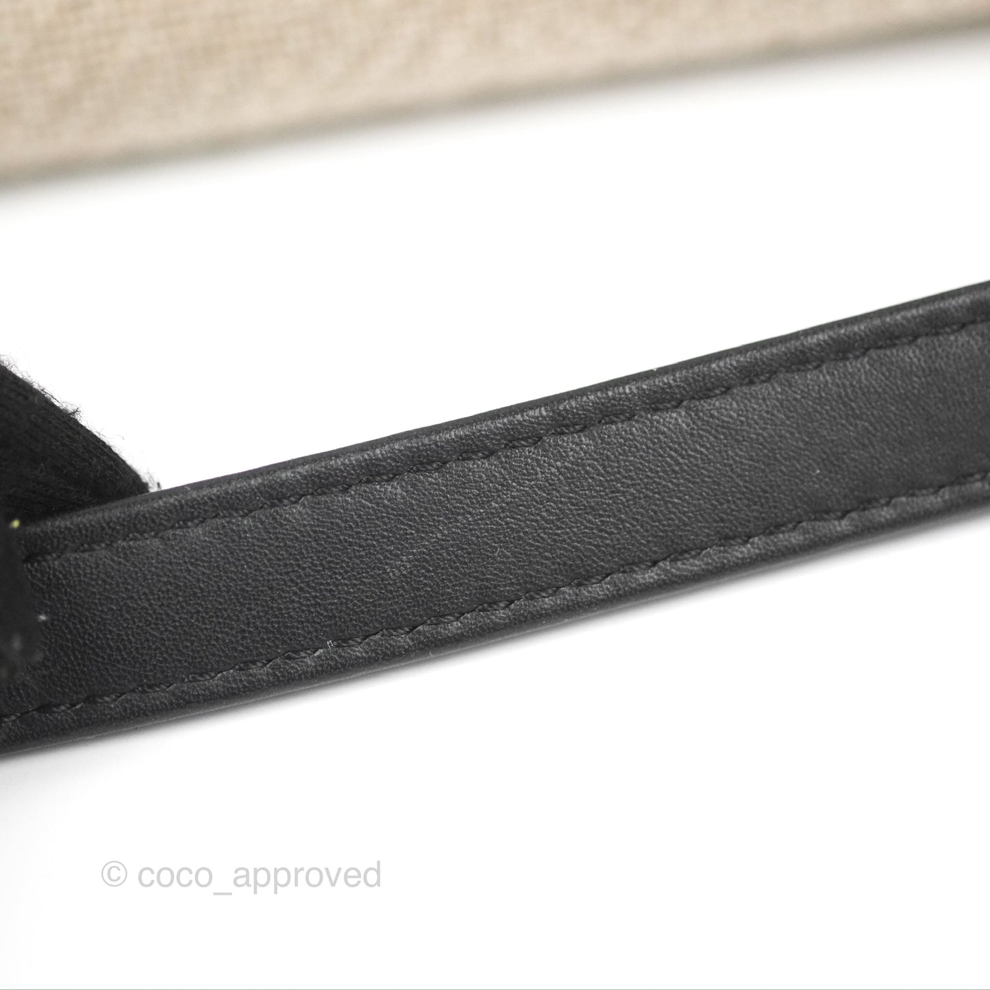 Chanel New Small Deauville Black/Taupe Canvas