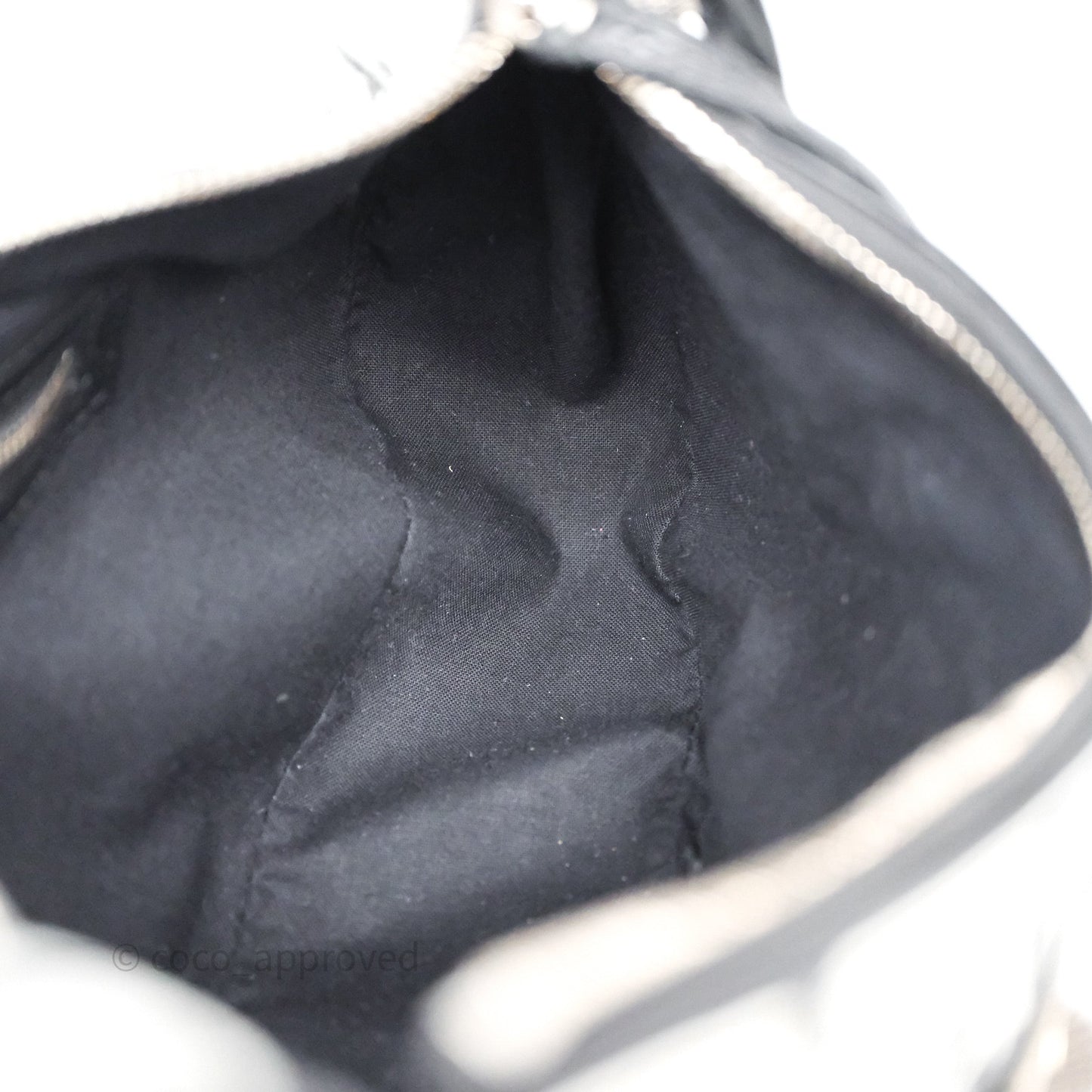 Balenciaga Small Agneau Arena Graffiti Le Cagole Shoulder Bag Black/ White