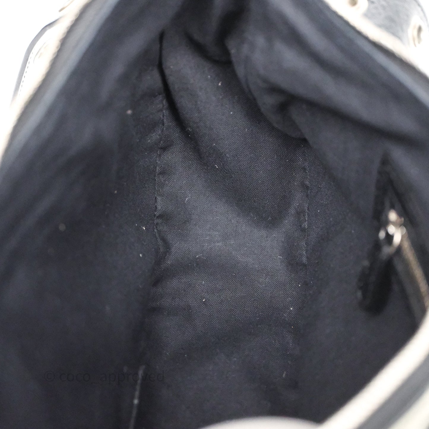Balenciaga Small Agneau Arena Graffiti Le Cagole Shoulder Bag Black/ White