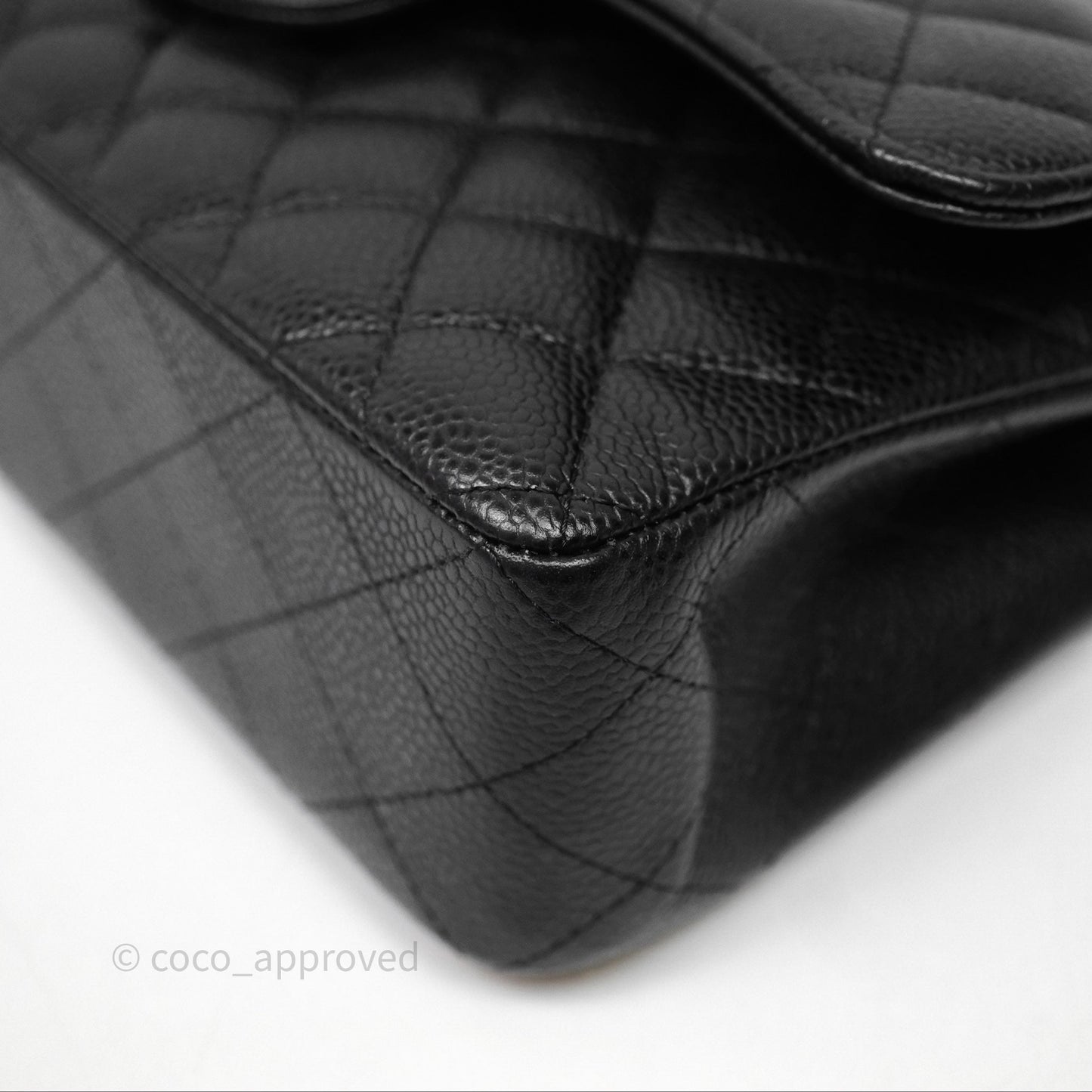 Chanel Small Classic Flap Quilted Black Caviar Silver Hardware
