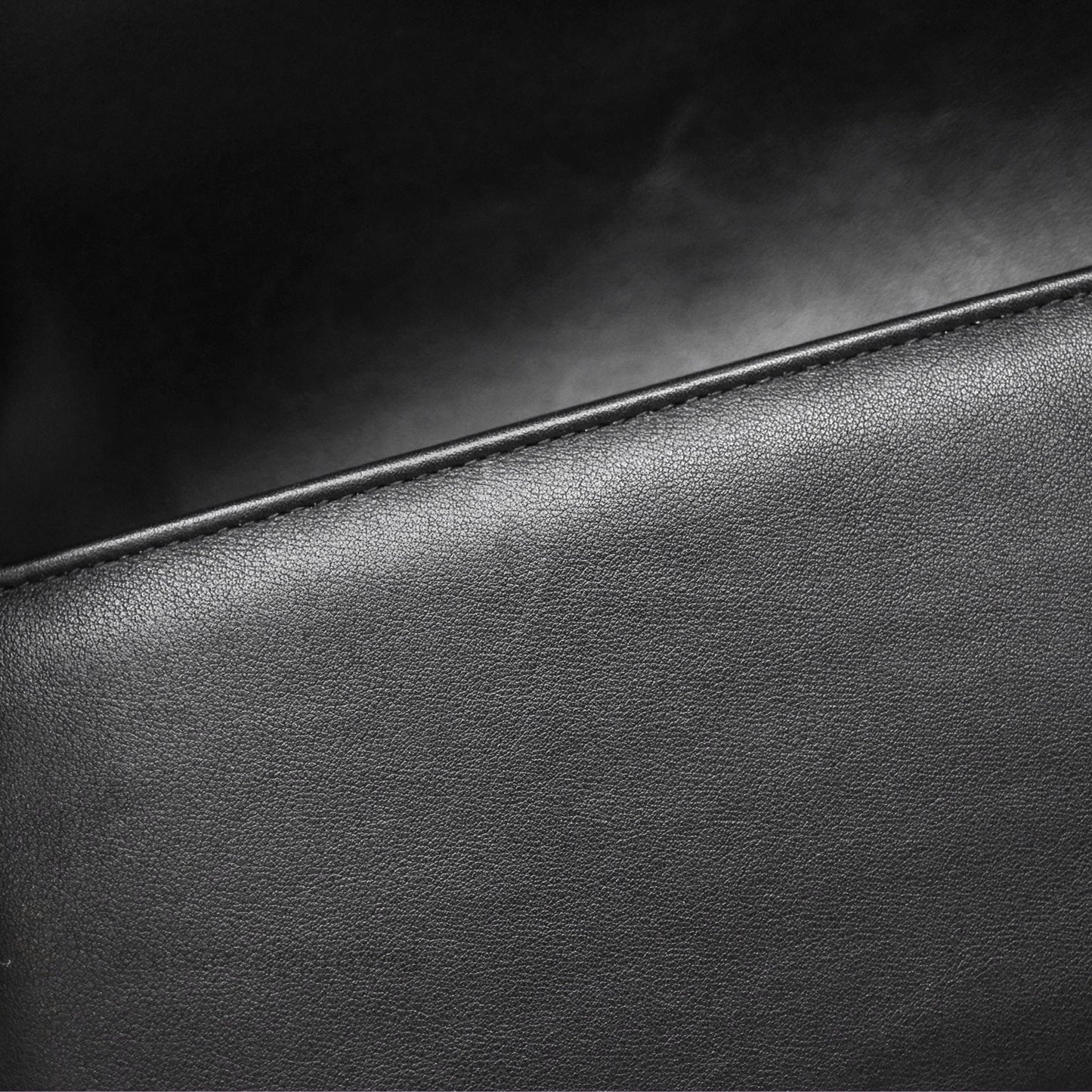 Chanel Medium Boy Chevron Black Calfskin Silver Hardware