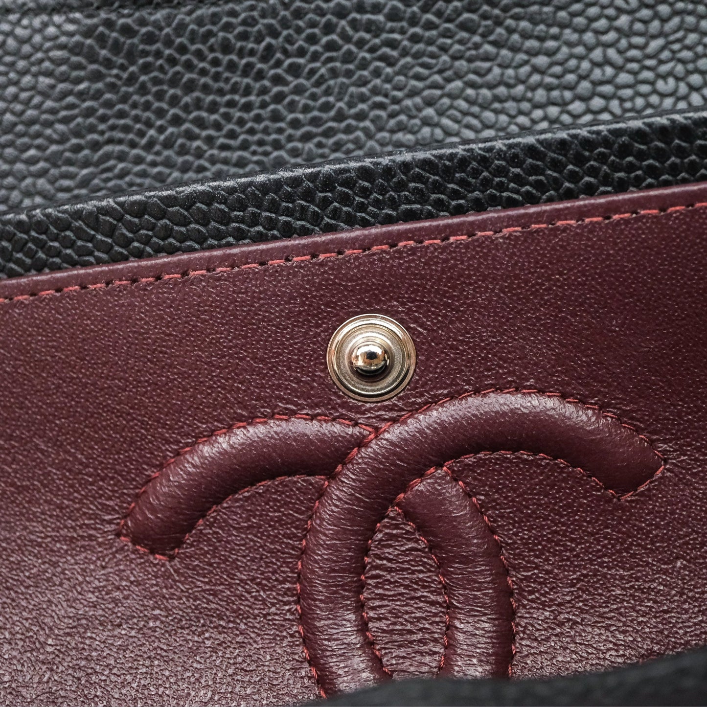Chanel Small Classic Flap Quilted Black Caviar Silver Hardware