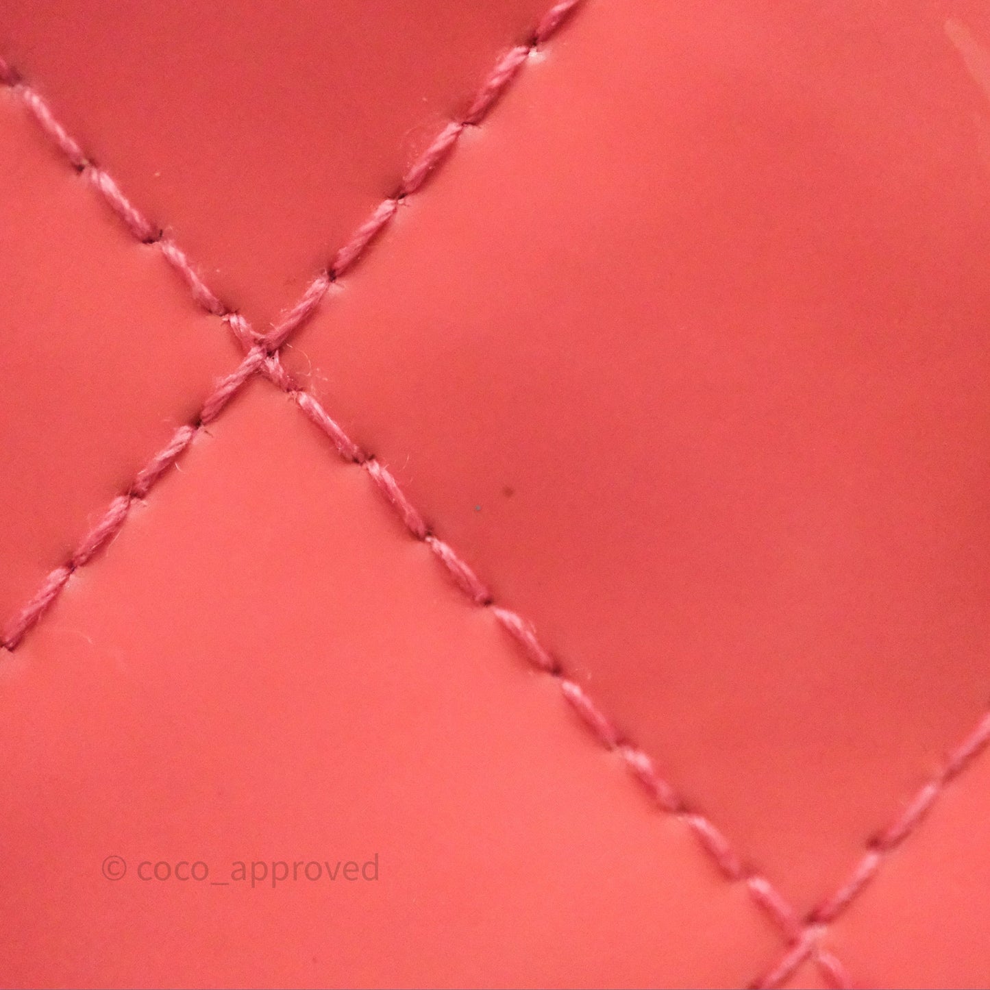 Chanel Quilted Mini Rectangular Pink Patent Silver Hardware