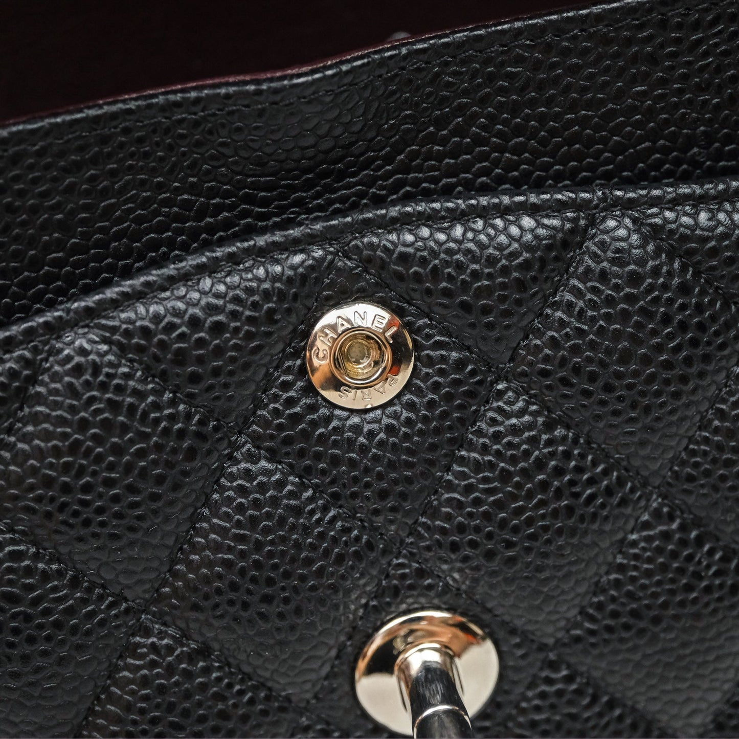 Chanel Small Classic Flap Quilted Black Caviar Silver Hardware