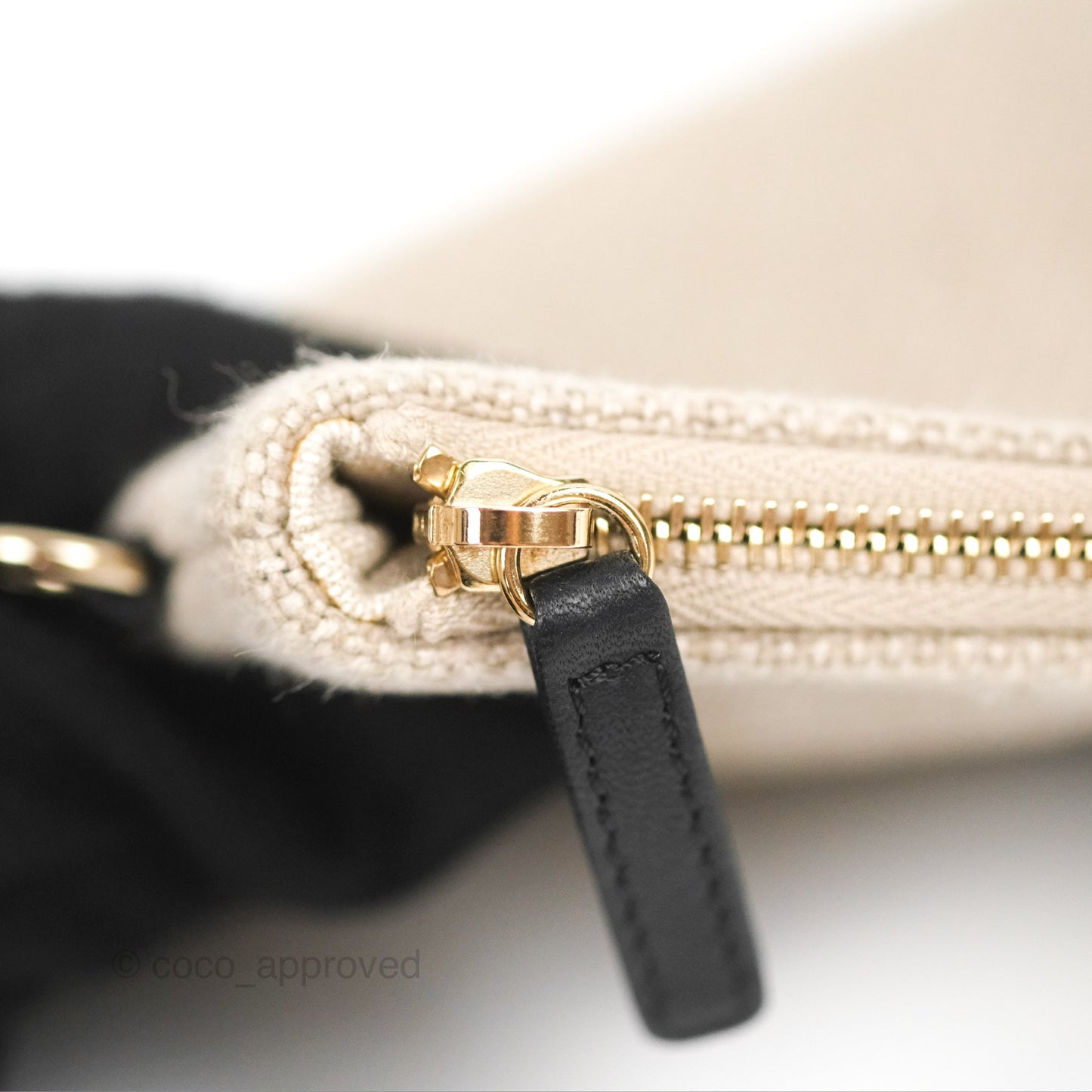 Chanel New Small Deauville Black/Taupe Canvas
