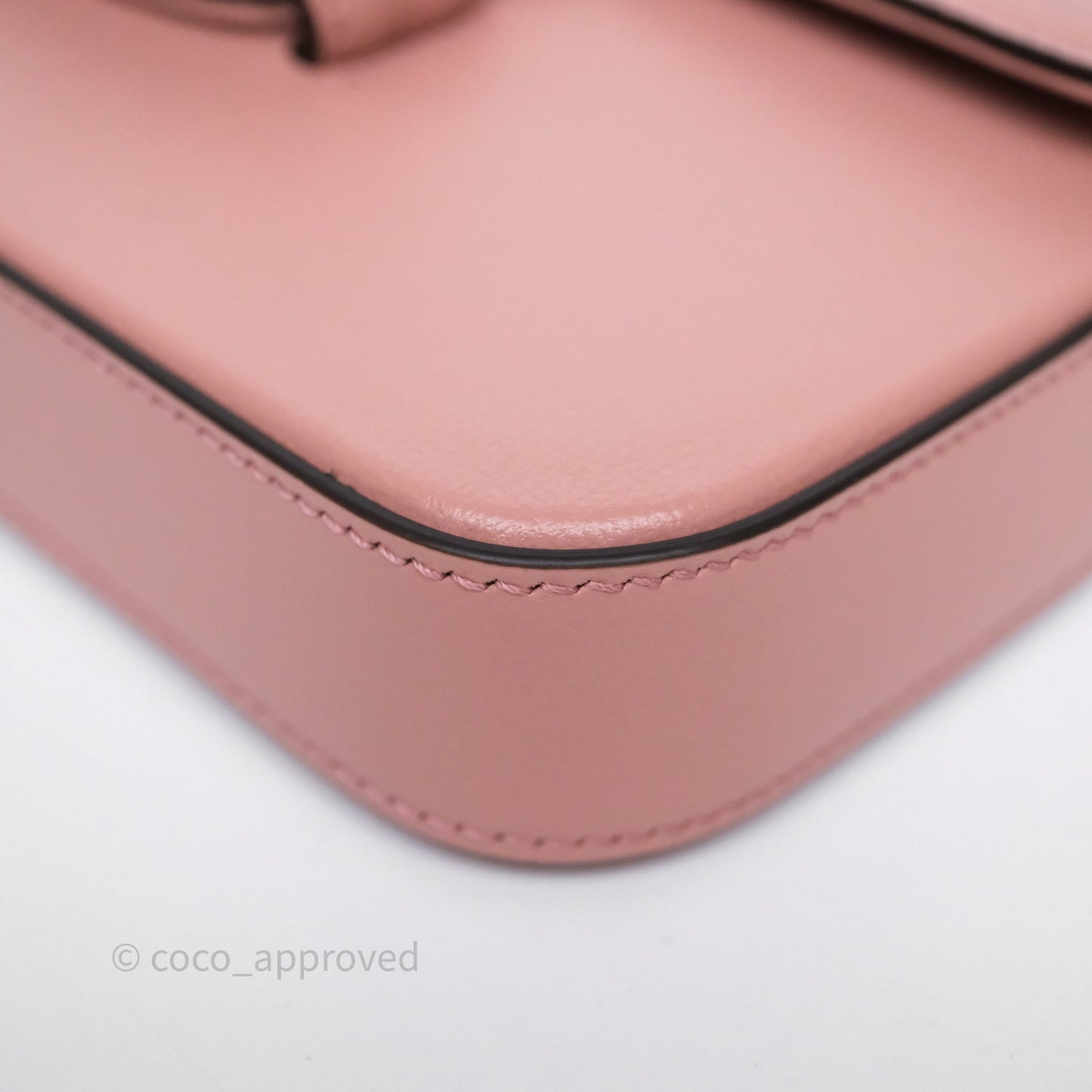 Gucci Horsebit 1955 Crystals Mini Bag Dusty Pink Calfskin