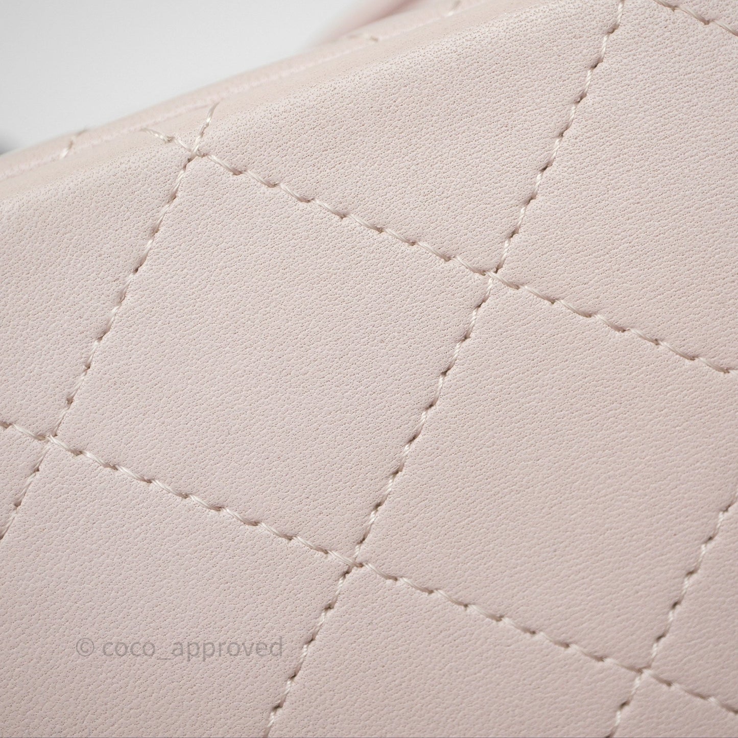 Chanel Mini Square Flap Quilted Lilac Lambskin Silver Hardware