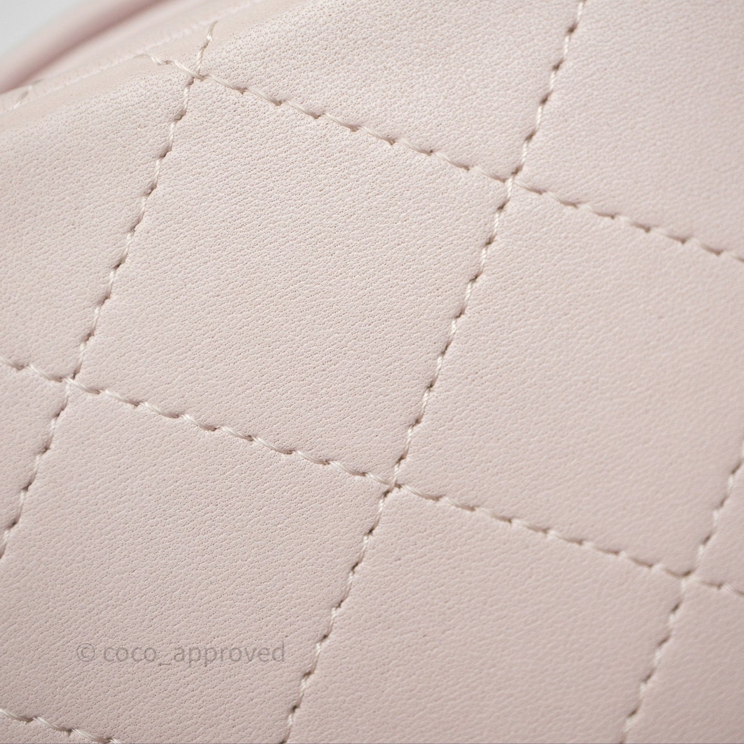 Chanel Mini Square Flap Quilted Lilac Lambskin Silver Hardware