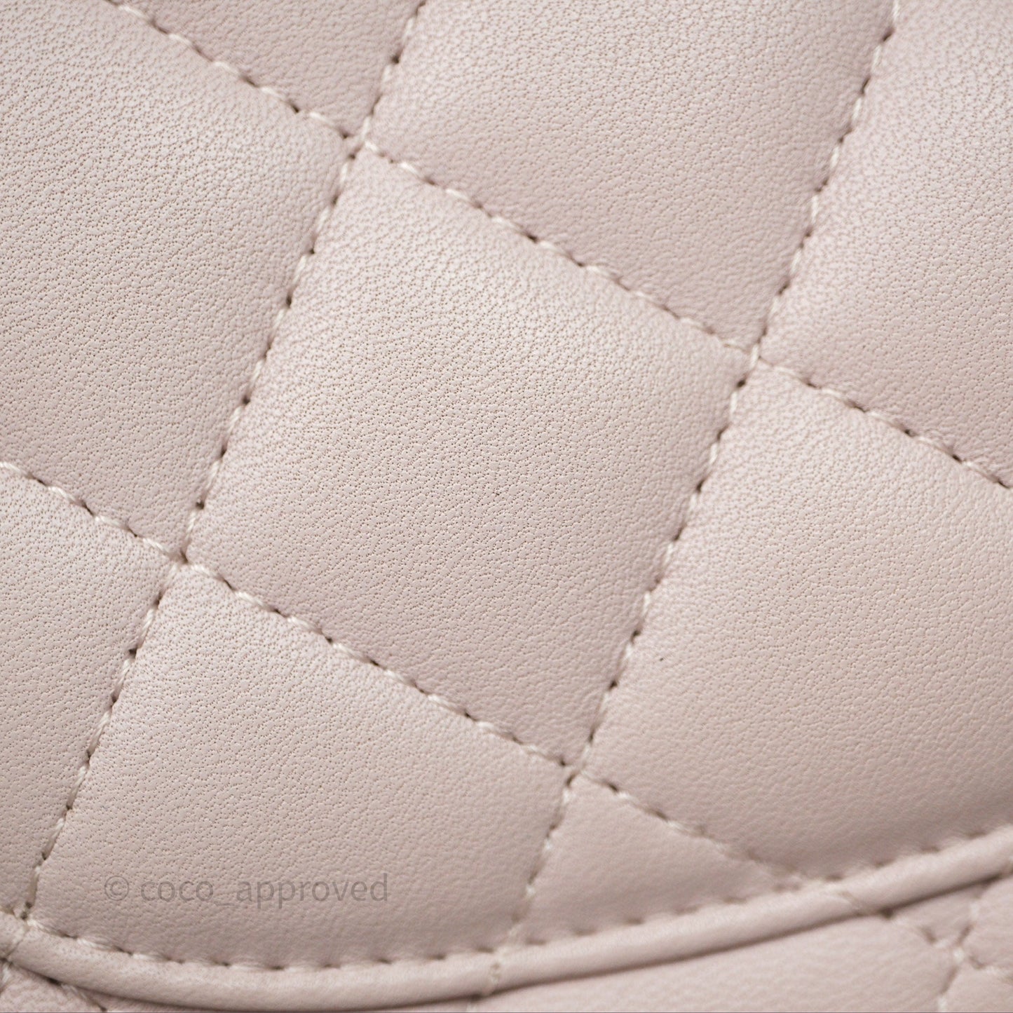 Chanel Mini Square Flap Quilted Lilac Lambskin Silver Hardware