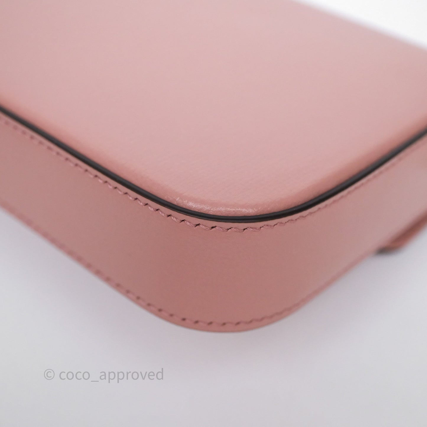 Gucci Horsebit 1955 Crystals Mini Bag Dusty Pink Calfskin