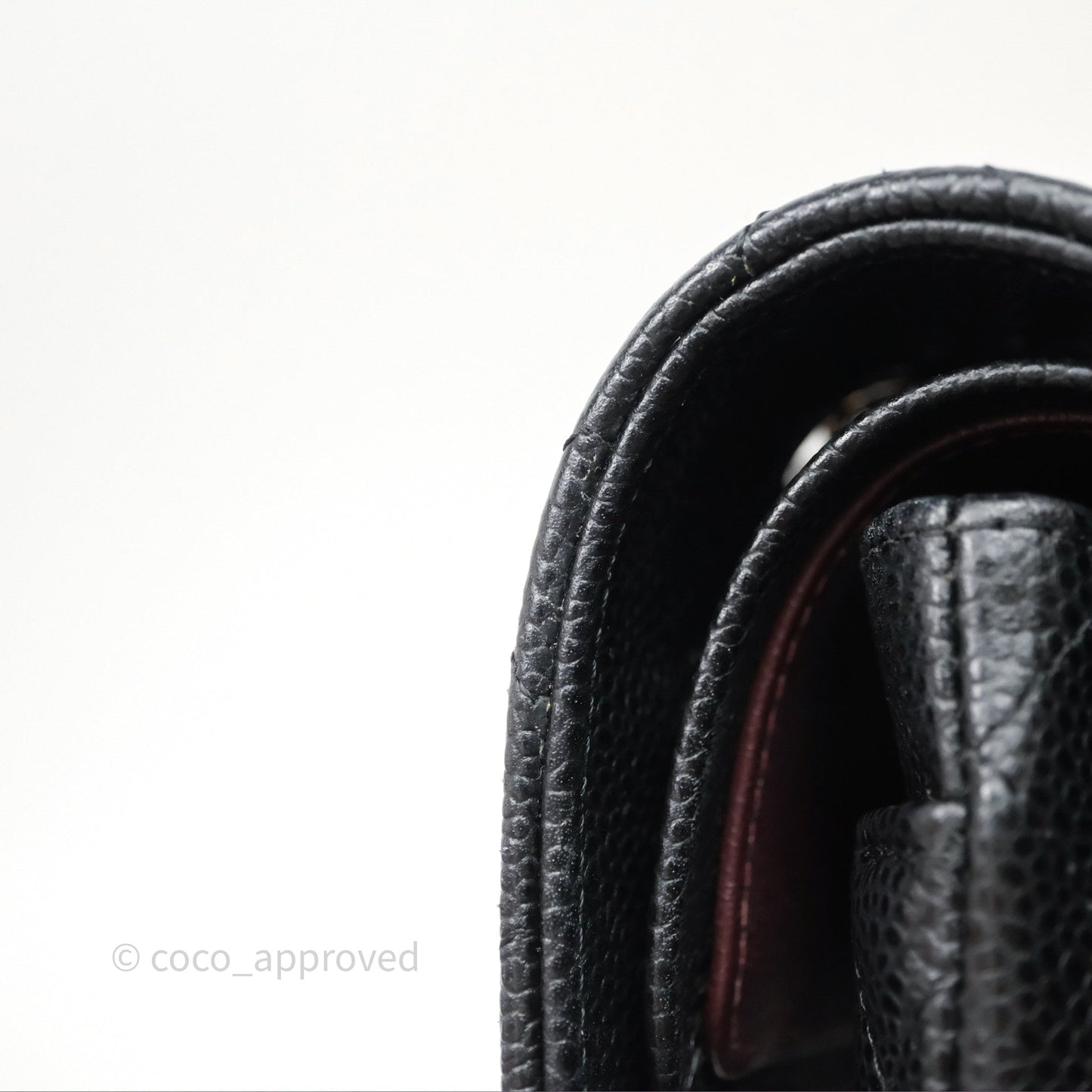 Chanel Small Classic Flap Quilted Black Caviar Silver Hardware