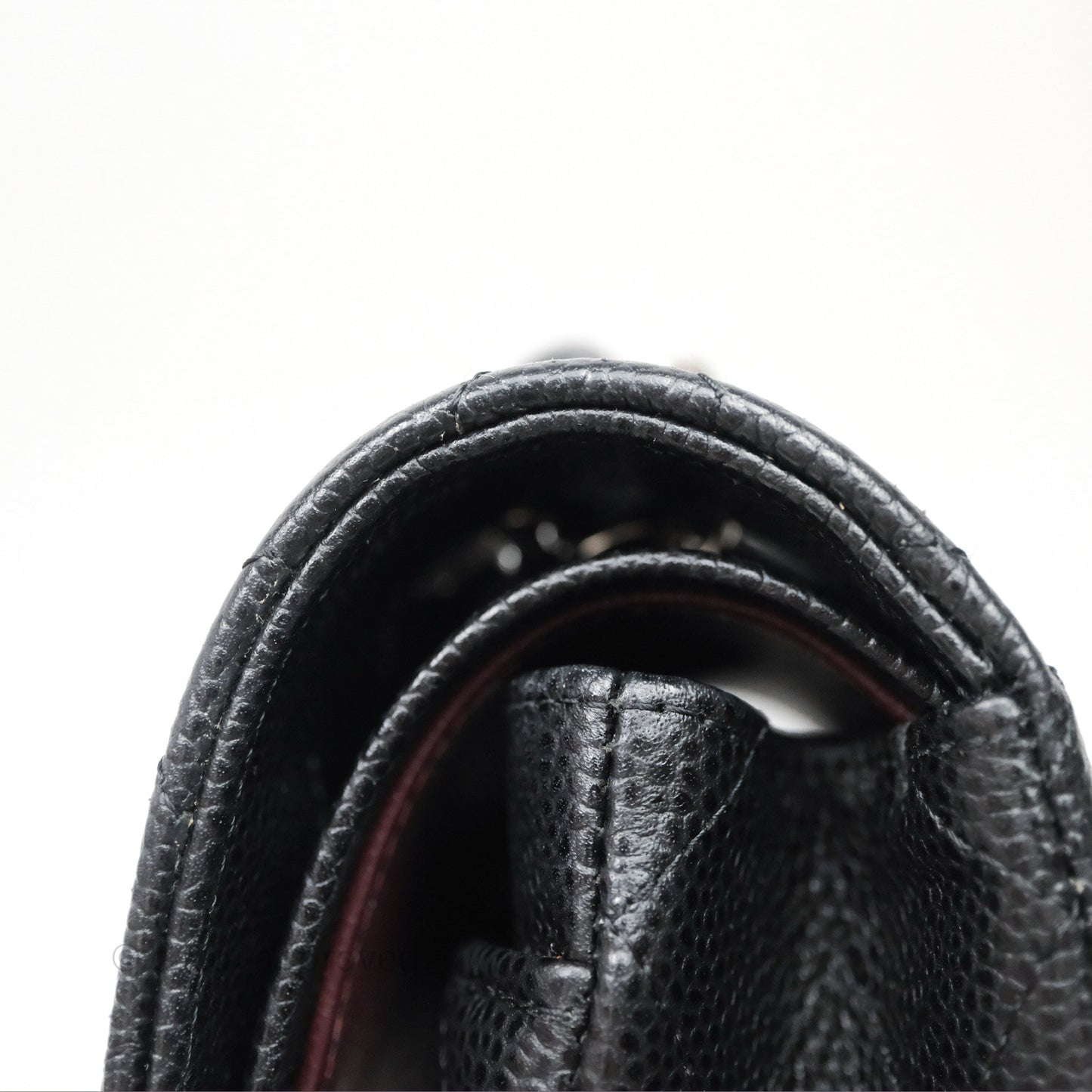Chanel Small Classic Flap Quilted Black Caviar Silver Hardware