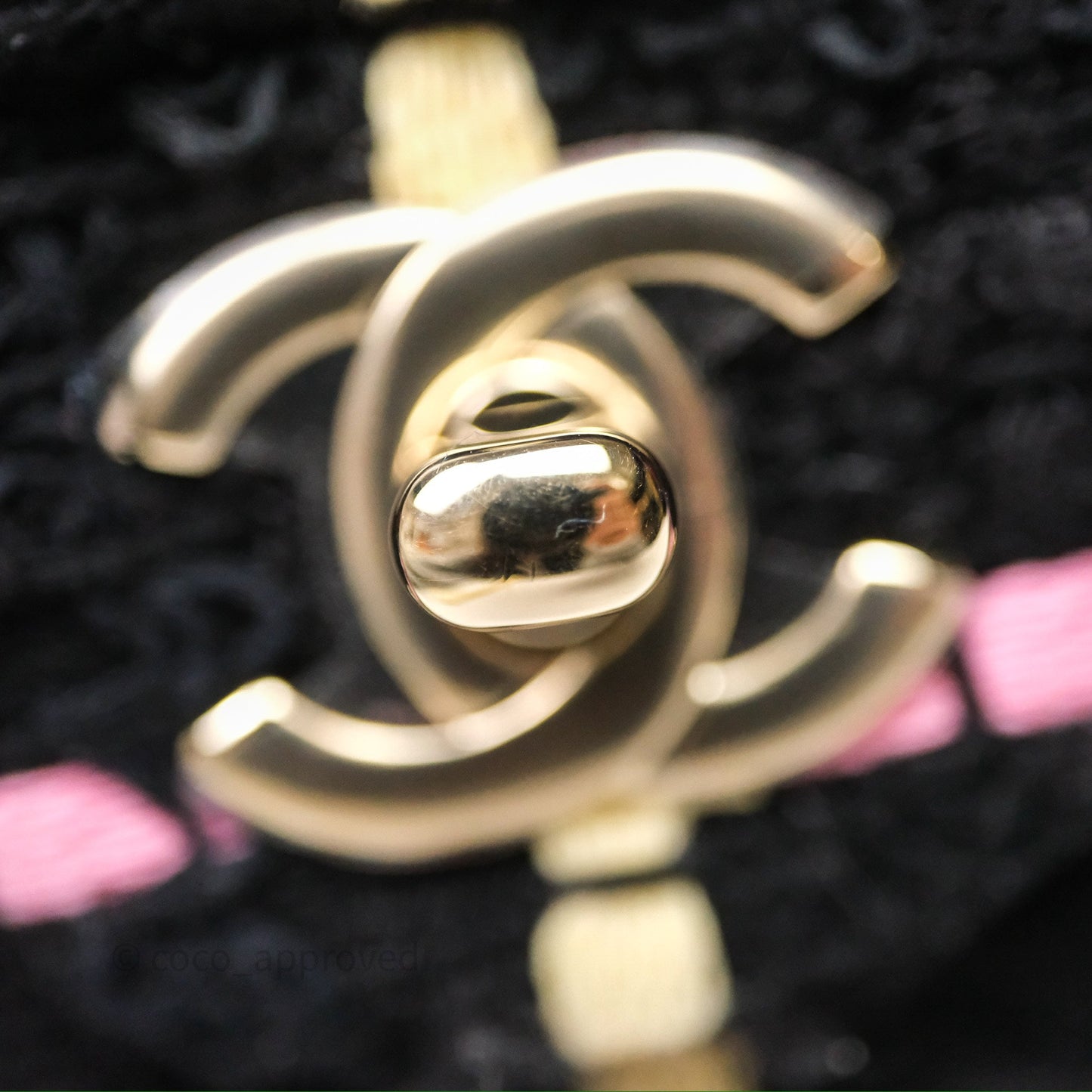 Chanel Mini Rectangular Flap Multicolor Tweed Gold Hardware