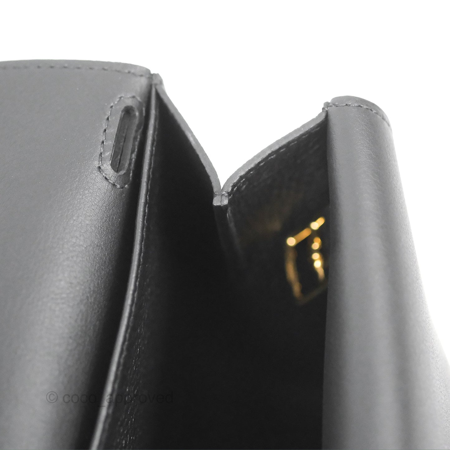 Hermès Halzan 25 Clemence Gold Hardware