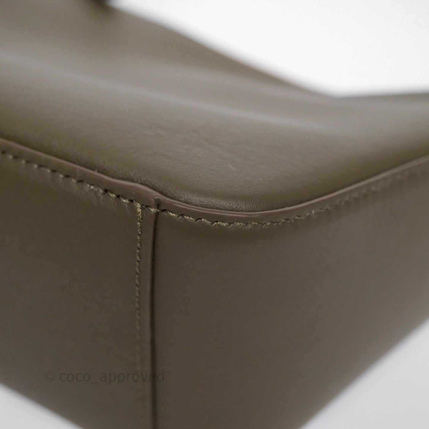 Loewe Mini Hammock Hobo in Classic Calfskin Dark Khaki Green