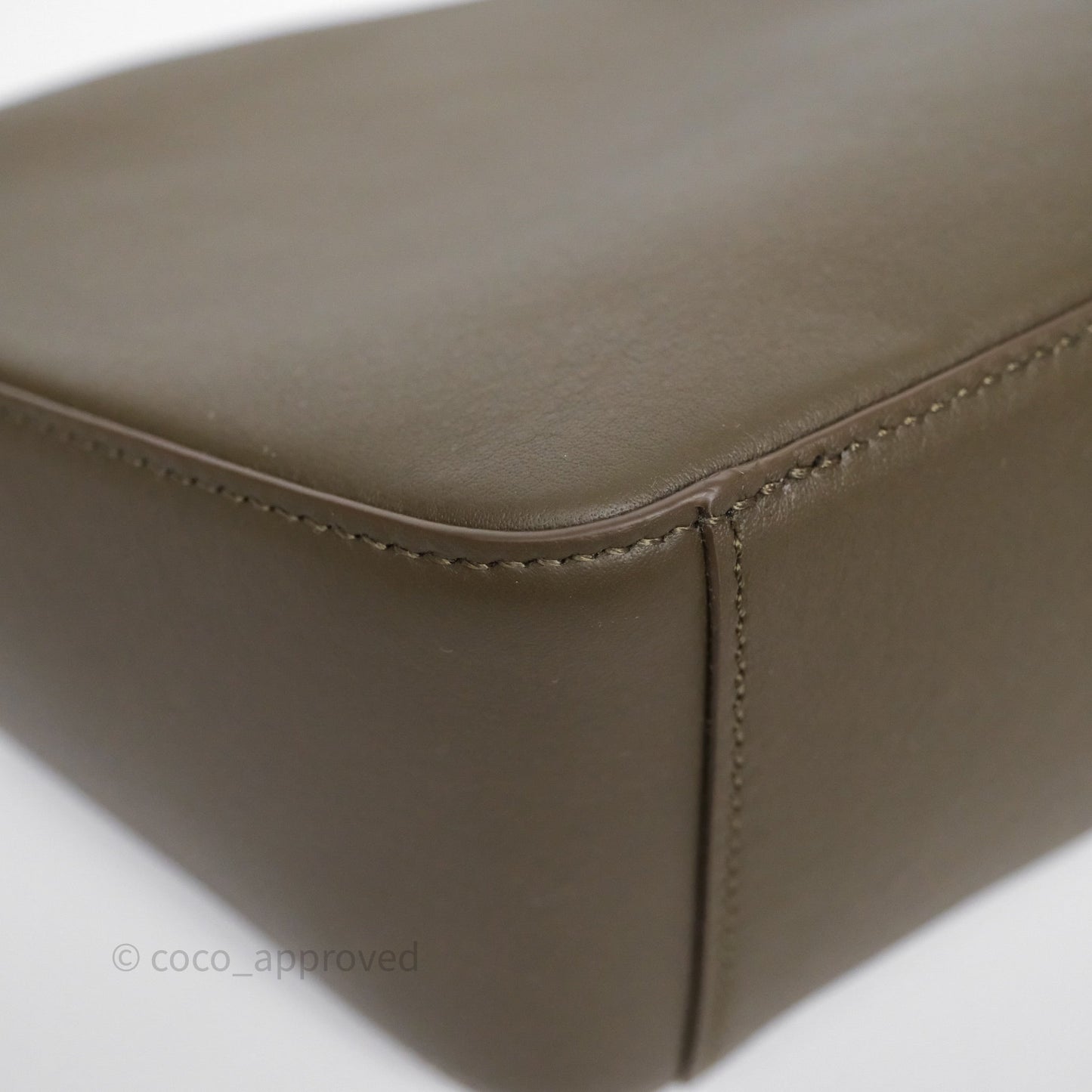 Loewe Mini Hammock Hobo in Classic Calfskin Dark Khaki Green