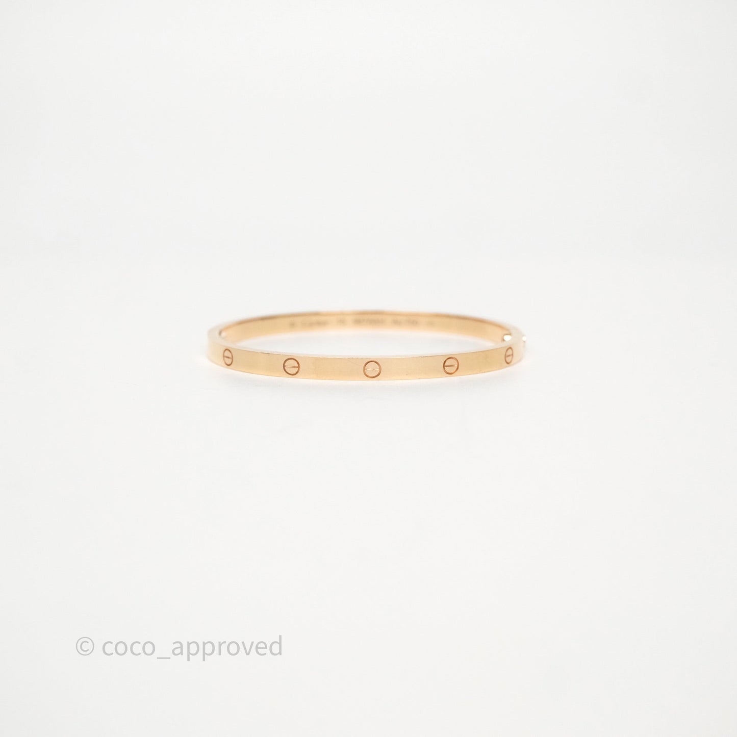 Cartier Small Love Bracelet Rose Gold