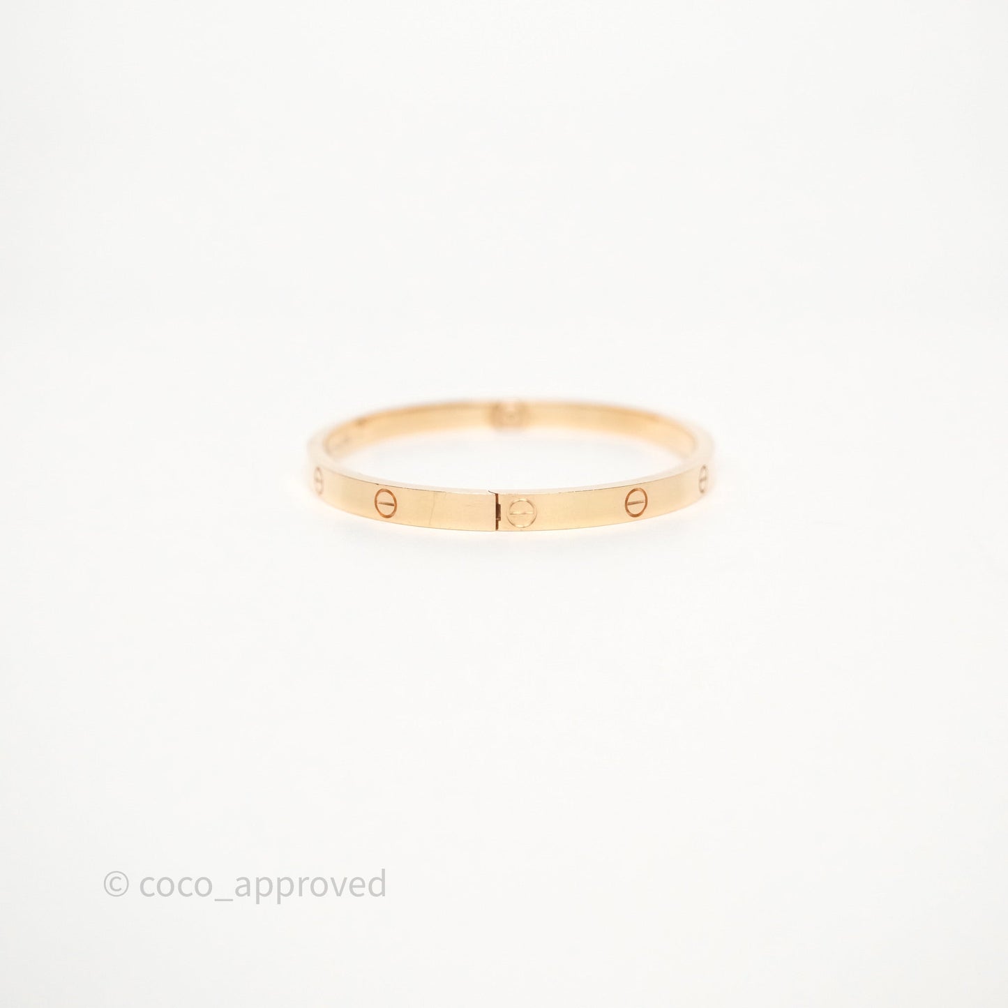 Cartier Small Love Bracelet Rose Gold
