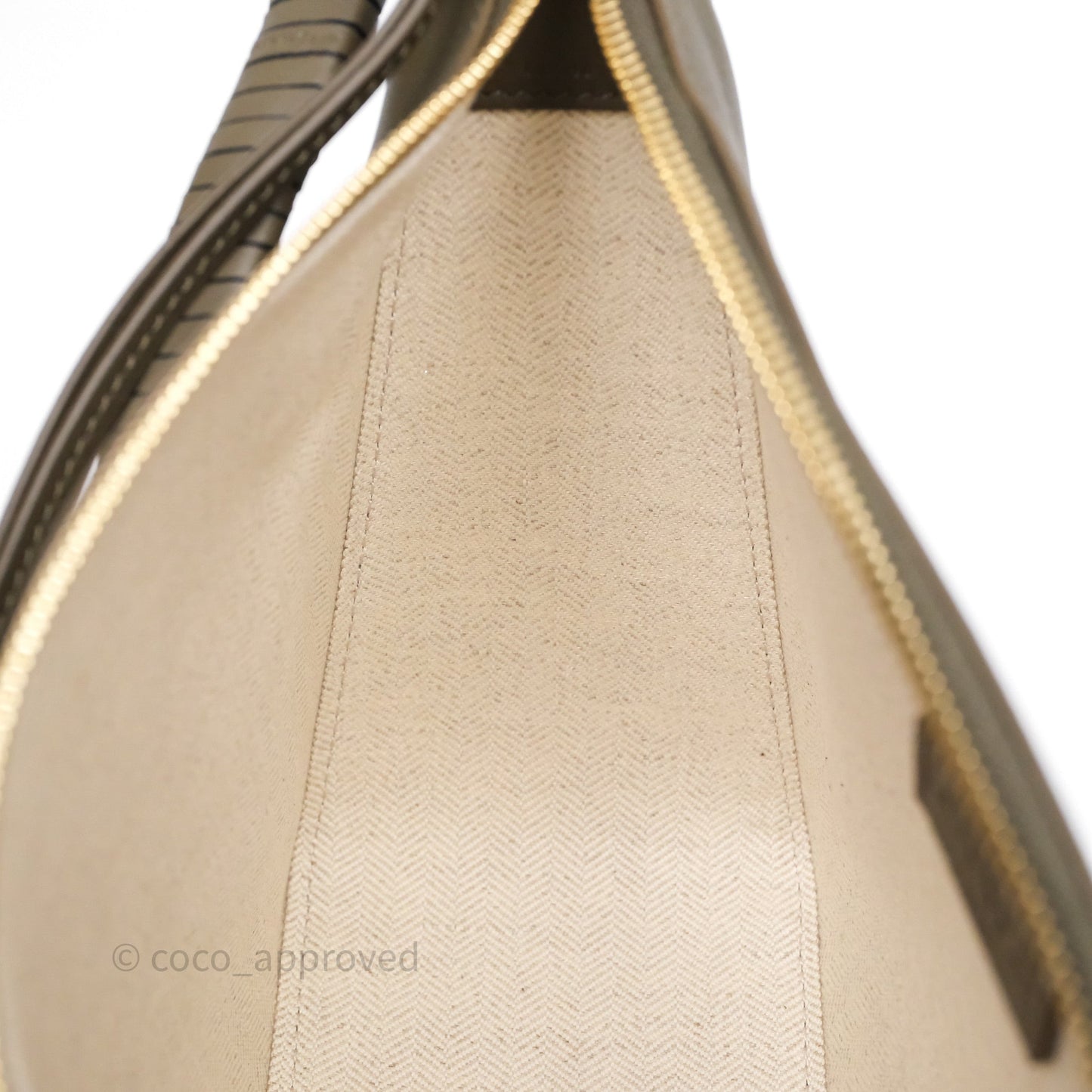 Loewe Mini Hammock Hobo in Classic Calfskin Dark Khaki Green