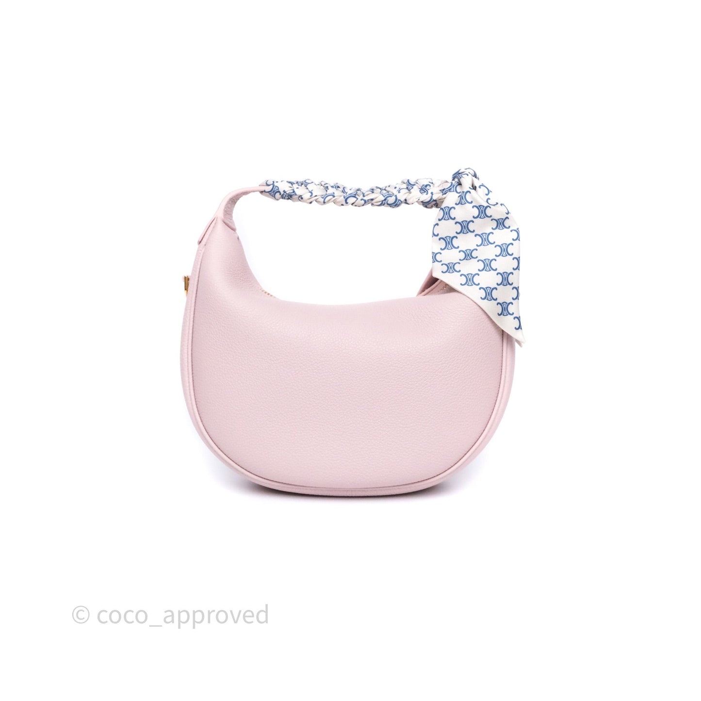 Celine Teen Celine Lulu in Grained Calfskin Bleached Pink