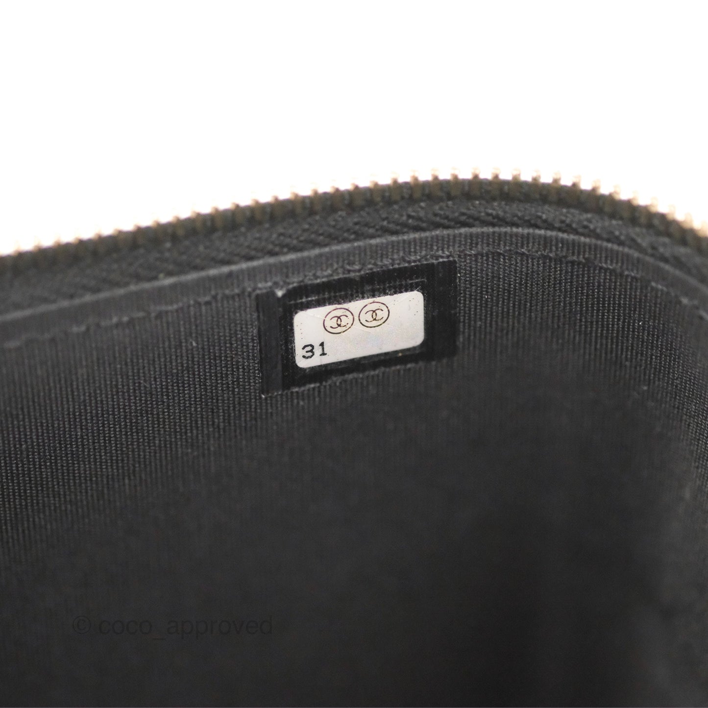 Chanel Vanity Rectangular Top Handle Black Lambskin Gold Hardware