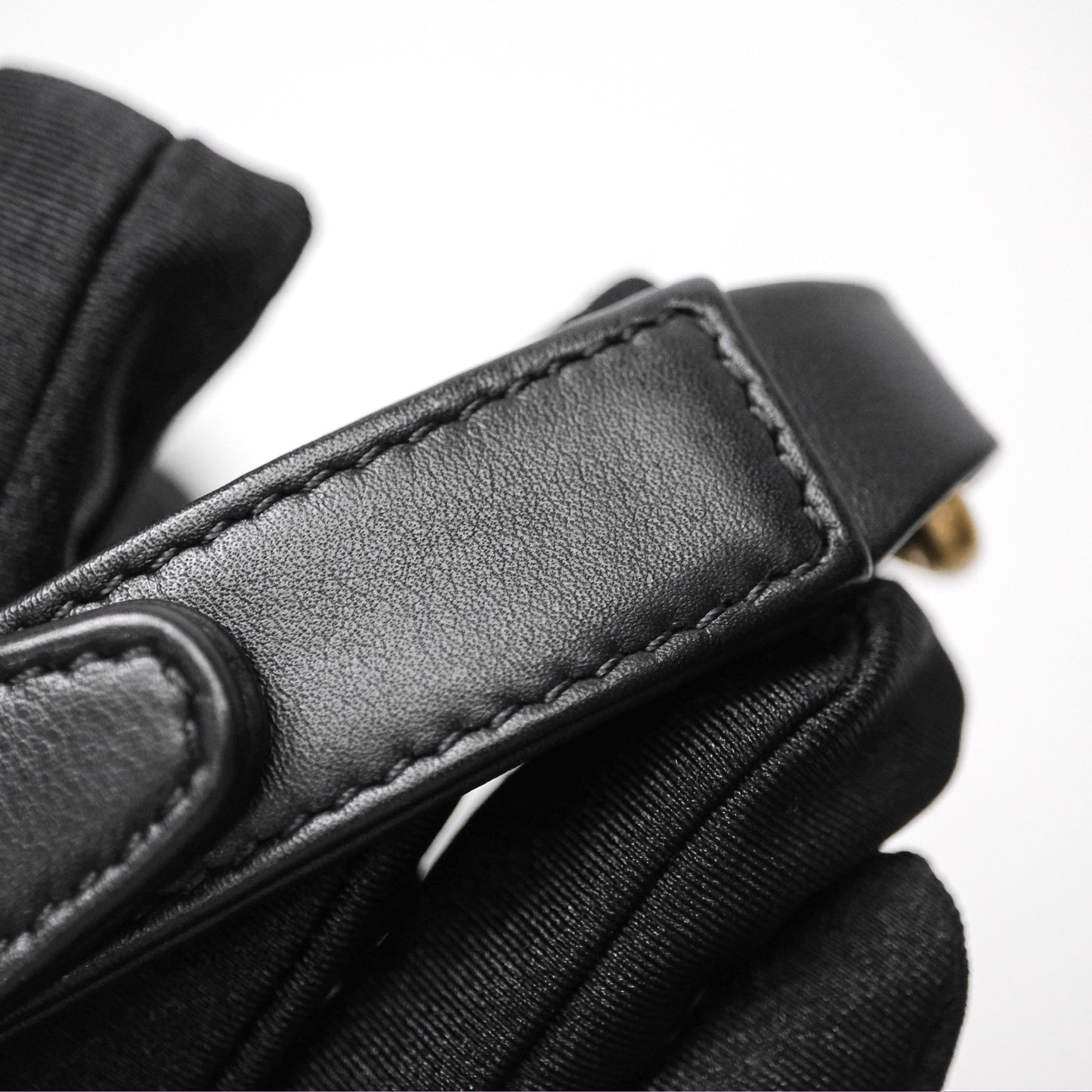 Chanel Small Boy Black Lambskin Aged Gold Hardware